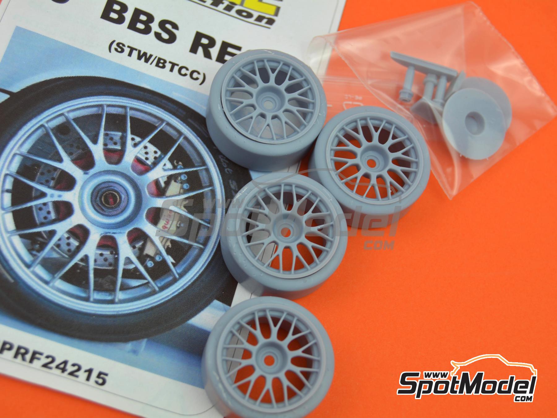 Image 6: BBS RE276 (STW/BTCC) 19 inches | Rims and tyres set in 1/24 scale manufactured by Scale Production (ref.&nbsp;SPRF24215)