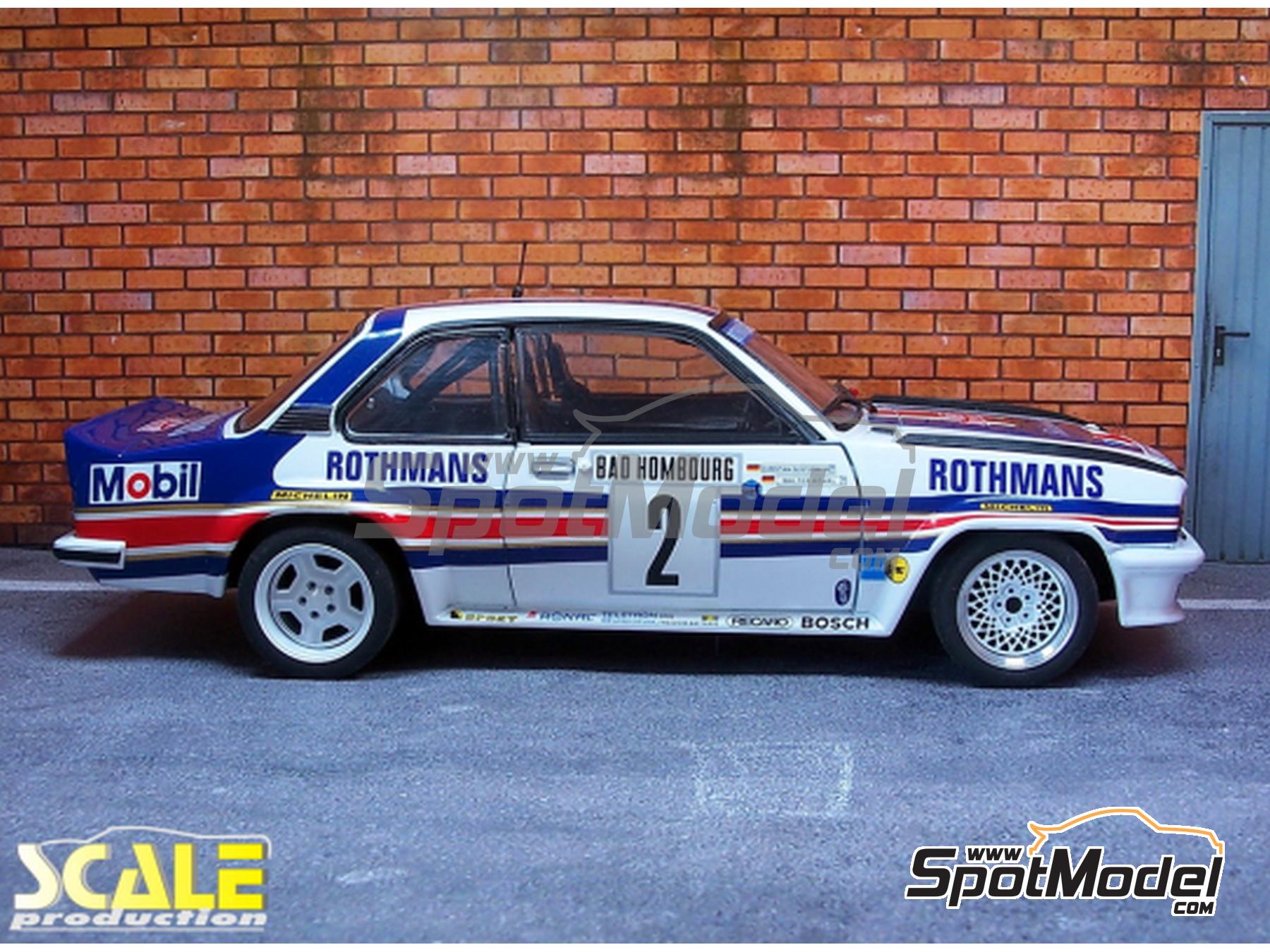 Image 2: Ronal + BBS 15 pulgadas para Opel Ascona 400 | Llantas en escala 1/24 fabricado por Scale Production (ref. SPRF24219)