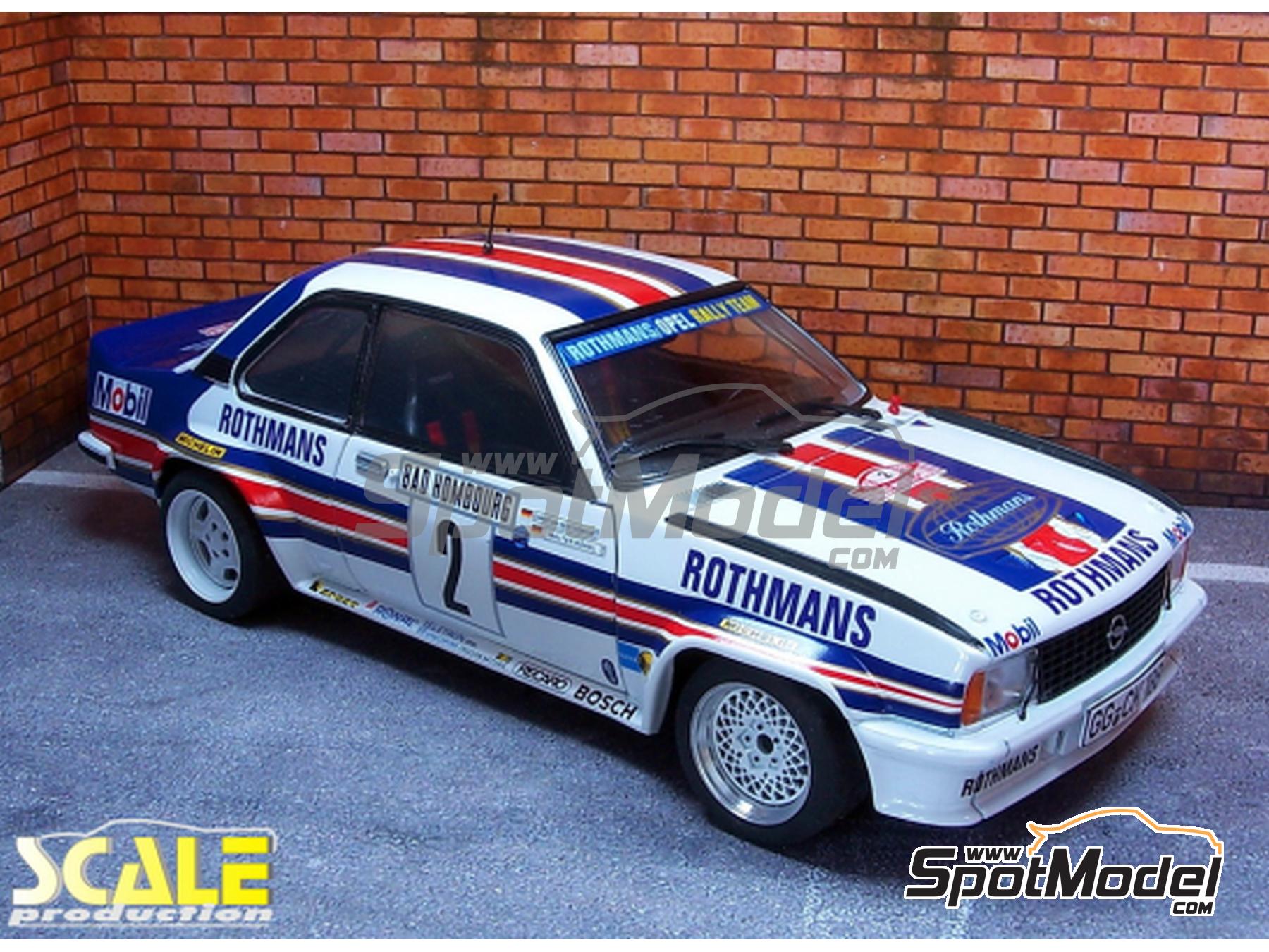 Image 3: Ronal + BBS 15 pulgadas para Opel Ascona 400 | Llantas en escala 1/24 fabricado por Scale Production (ref. SPRF24219)