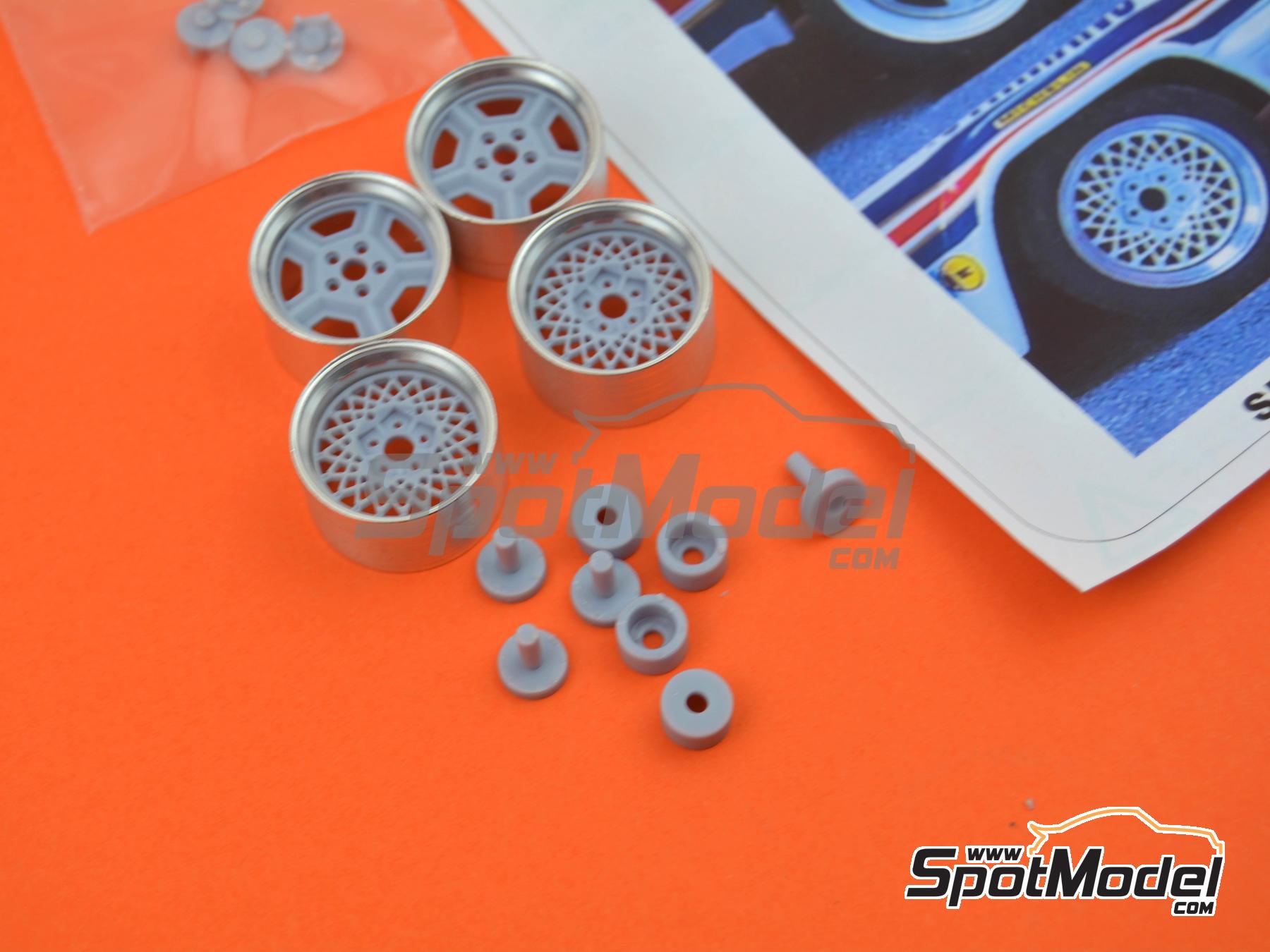 Image 8: Ronal + BBS 15 pulgadas para Opel Ascona 400 | Llantas en escala 1/24 fabricado por Scale Production (ref. SPRF24219)