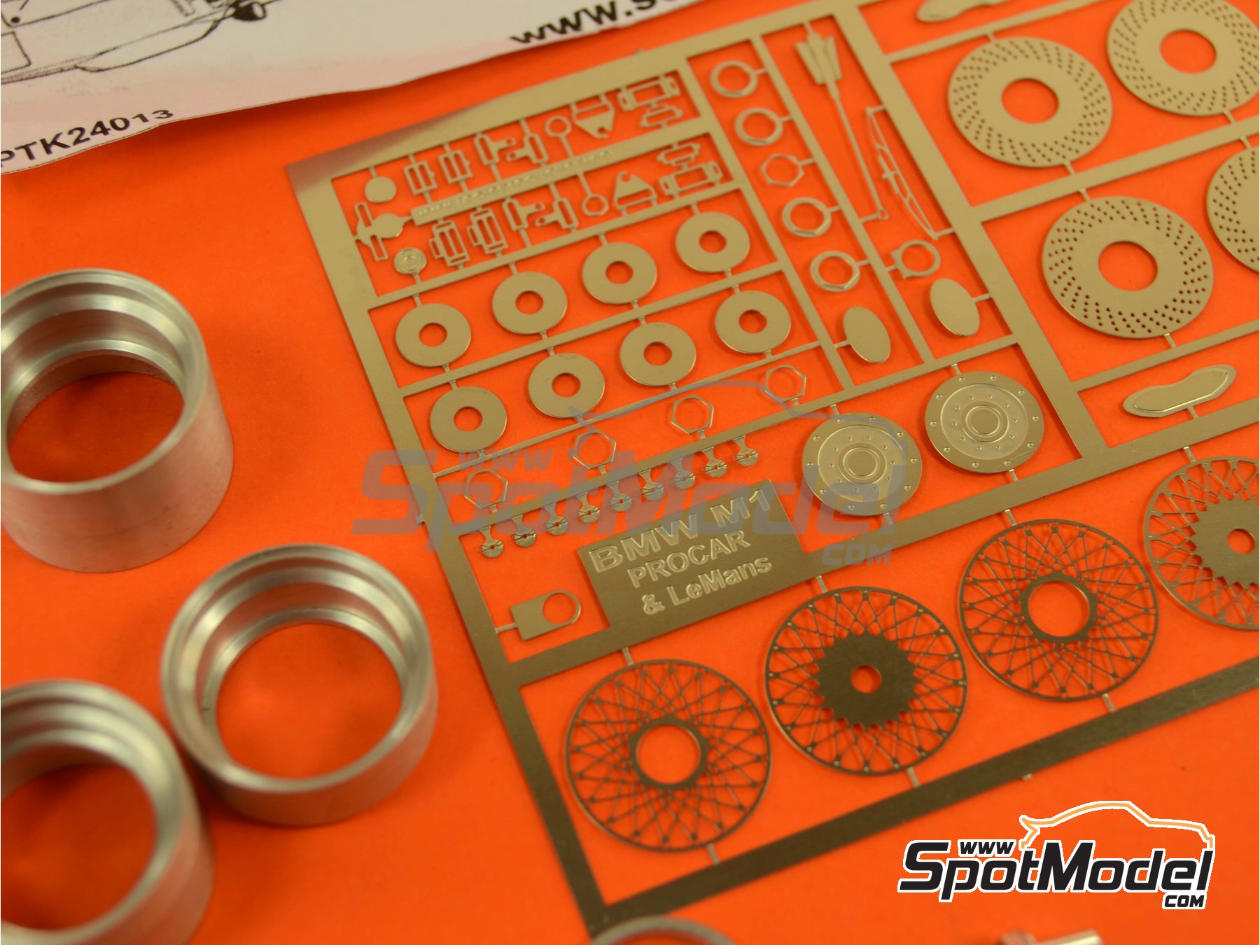 Image 6: BMW M1 Grupo B Procar | Set de mejora y detallado en escala&nbsp;1/24 fabricado por Scale Production (ref.&nbsp;SPTK24013)