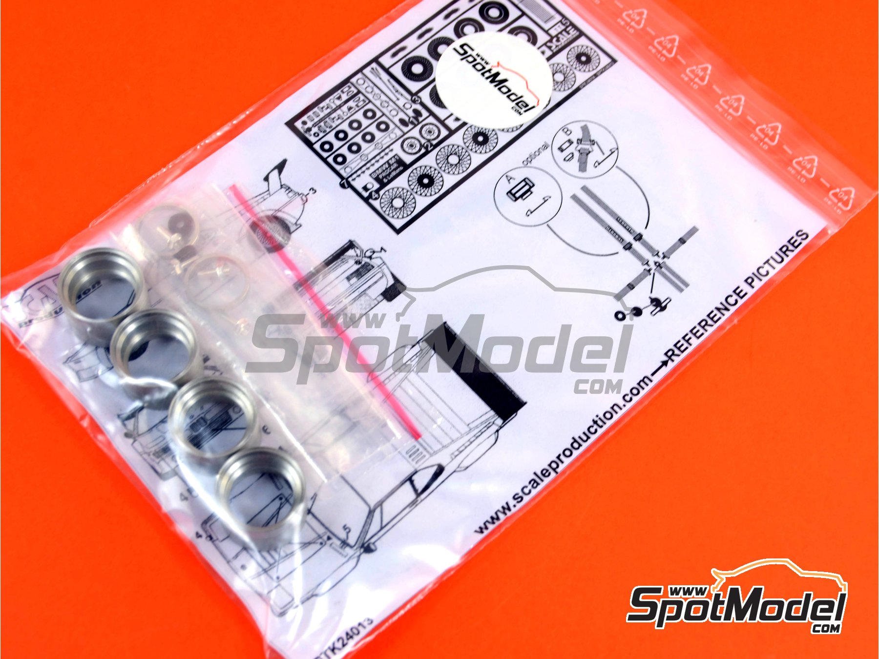 Image 12: BMW M1 Grupo B Procar | Set de mejora y detallado en escala&nbsp;1/24 fabricado por Scale Production (ref.&nbsp;SPTK24013)