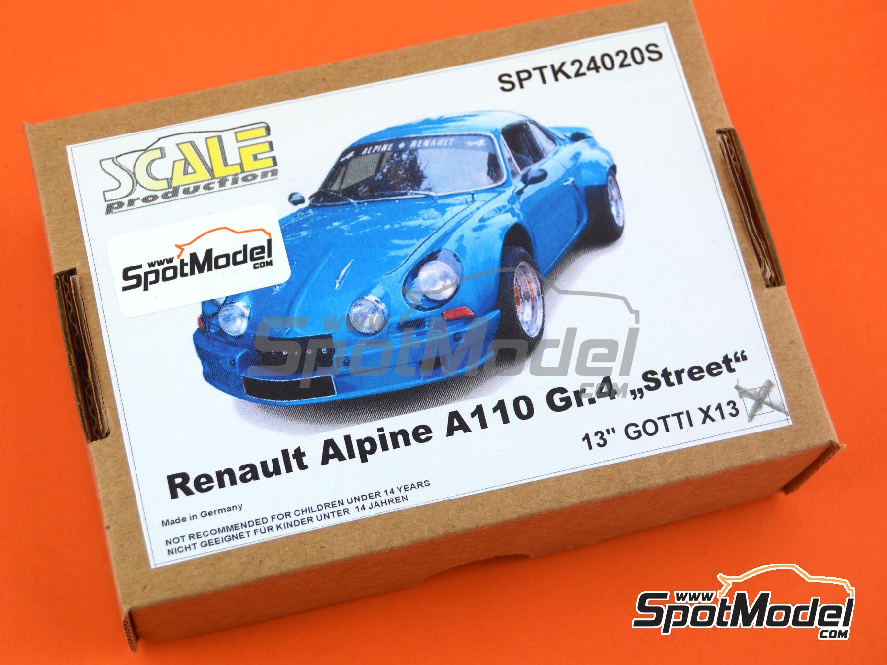 Image 7: "Street" Renault Alpine Group 4 | Transkit in 1/24 scale manufactured by Scale Production (ref.&nbsp;SPTK24020S, also SPTK24020S+WHEELS)