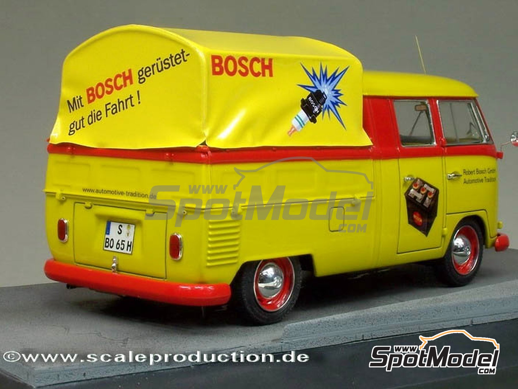 Image 4: Volkswagen Transporter T1 Doka -  1966 | Transkit in 1/24 scale manufactured by Scale Production (ref.&nbsp;SPTK24037)