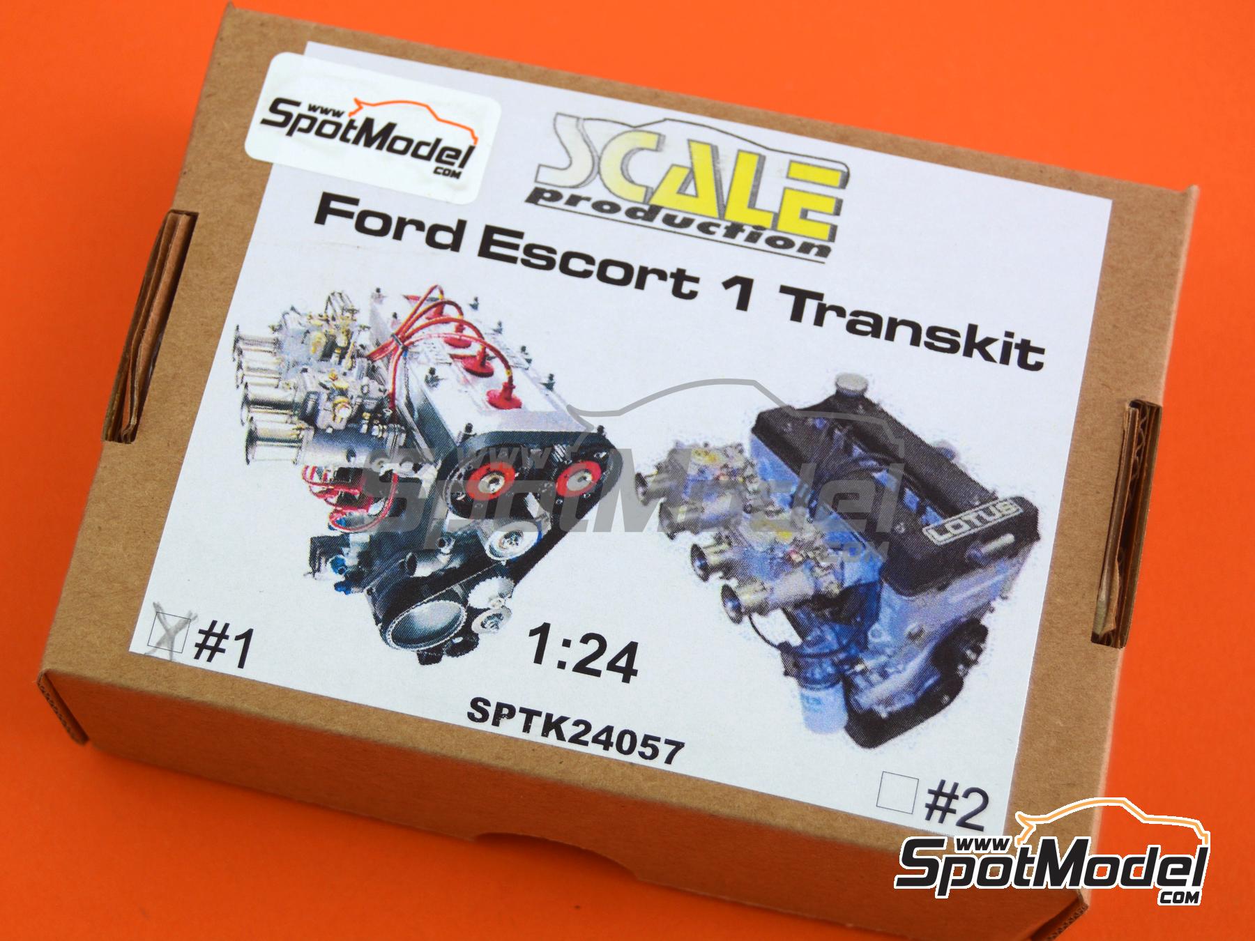 Image 2: Ford Escort RS1600 Mk I BDA | Motor en escala&nbsp;1/24 fabricado por Scale Production (ref.&nbsp;SPTK24057-1, tambien SPTK24057#1)