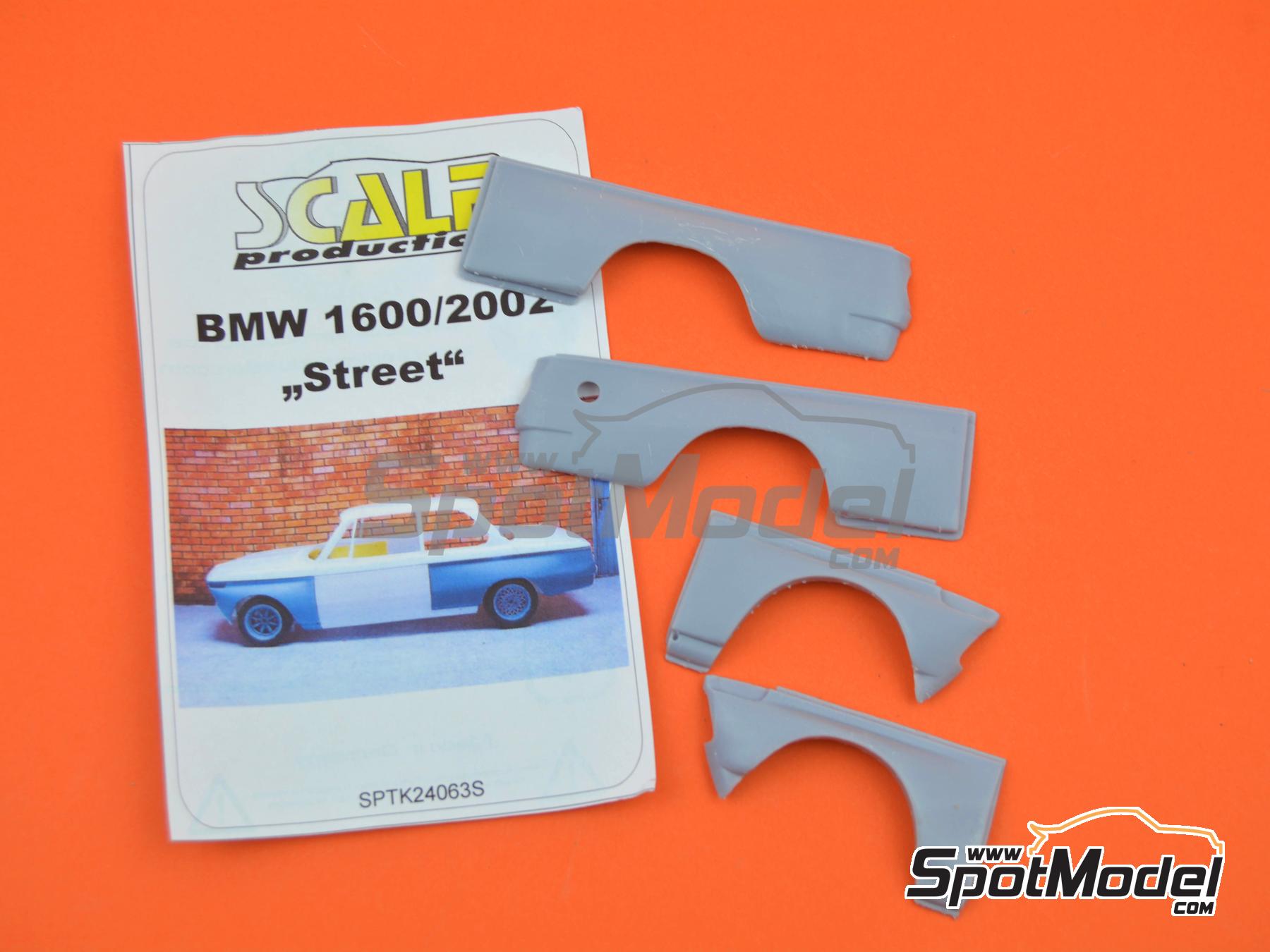 Image 7: BMW 1600/2002 conversión a versión de calle | Transkit en escala 1/24 fabricado por Scale Production (ref. SPTK24063S)