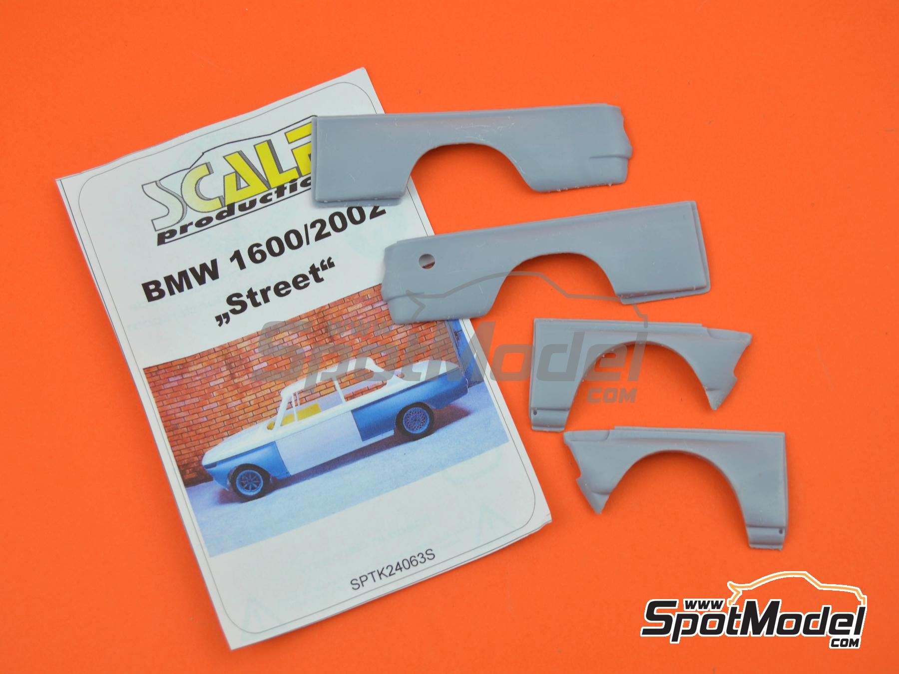 Image 8: BMW 1600/2002 conversión a versión de calle | Transkit en escala 1/24 fabricado por Scale Production (ref. SPTK24063S)