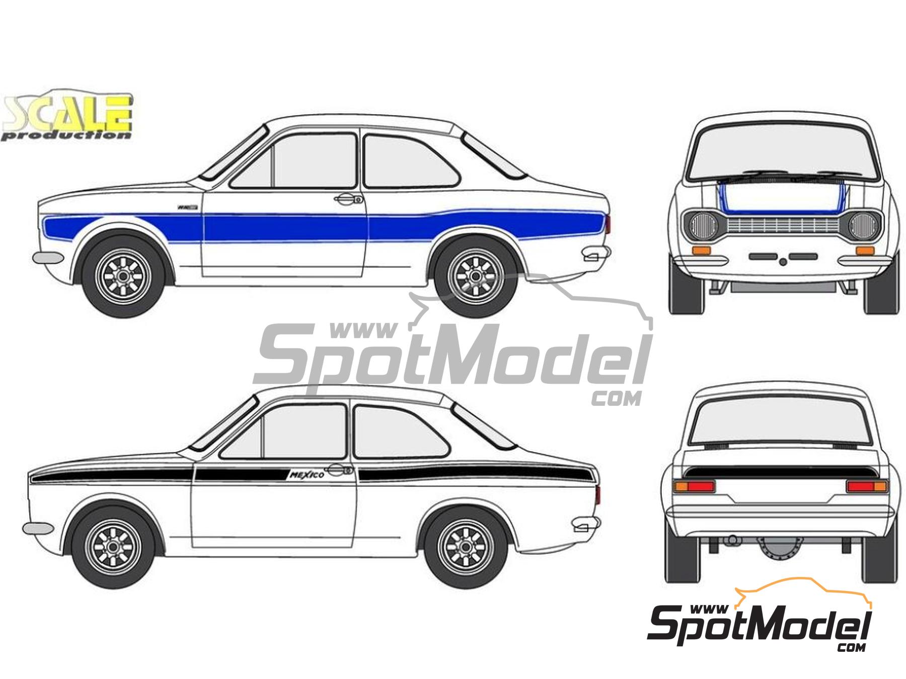 Image 4: Ford Escort Mk I | Transkit en escala&nbsp;1/24 fabricado por Scale Production (ref.&nbsp;SPTK24067)