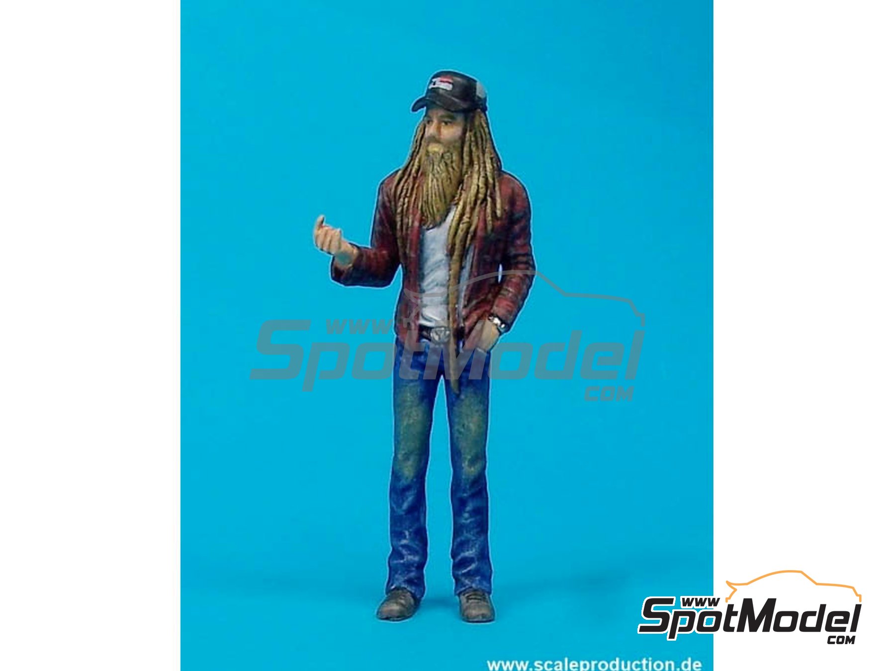 Image 1: Magnus Walker | Figure in 1/24 scale manufactured by Scale Production (ref.&nbsp;TMF24044)