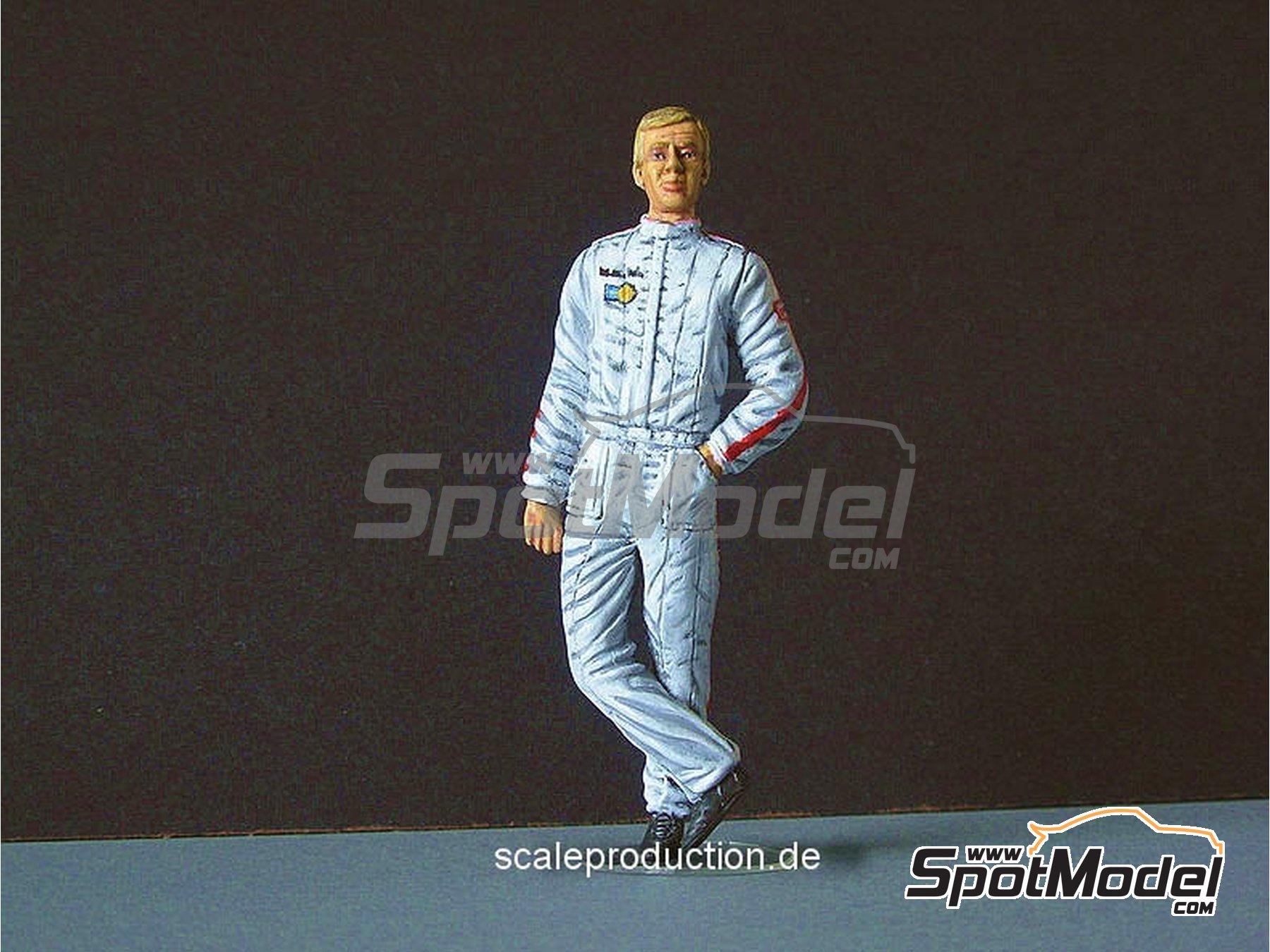 Image 1: Walter R&ouml;hrl | Figure in 1/24 scale manufactured by Scale Production (ref.&nbsp;TMF24048)