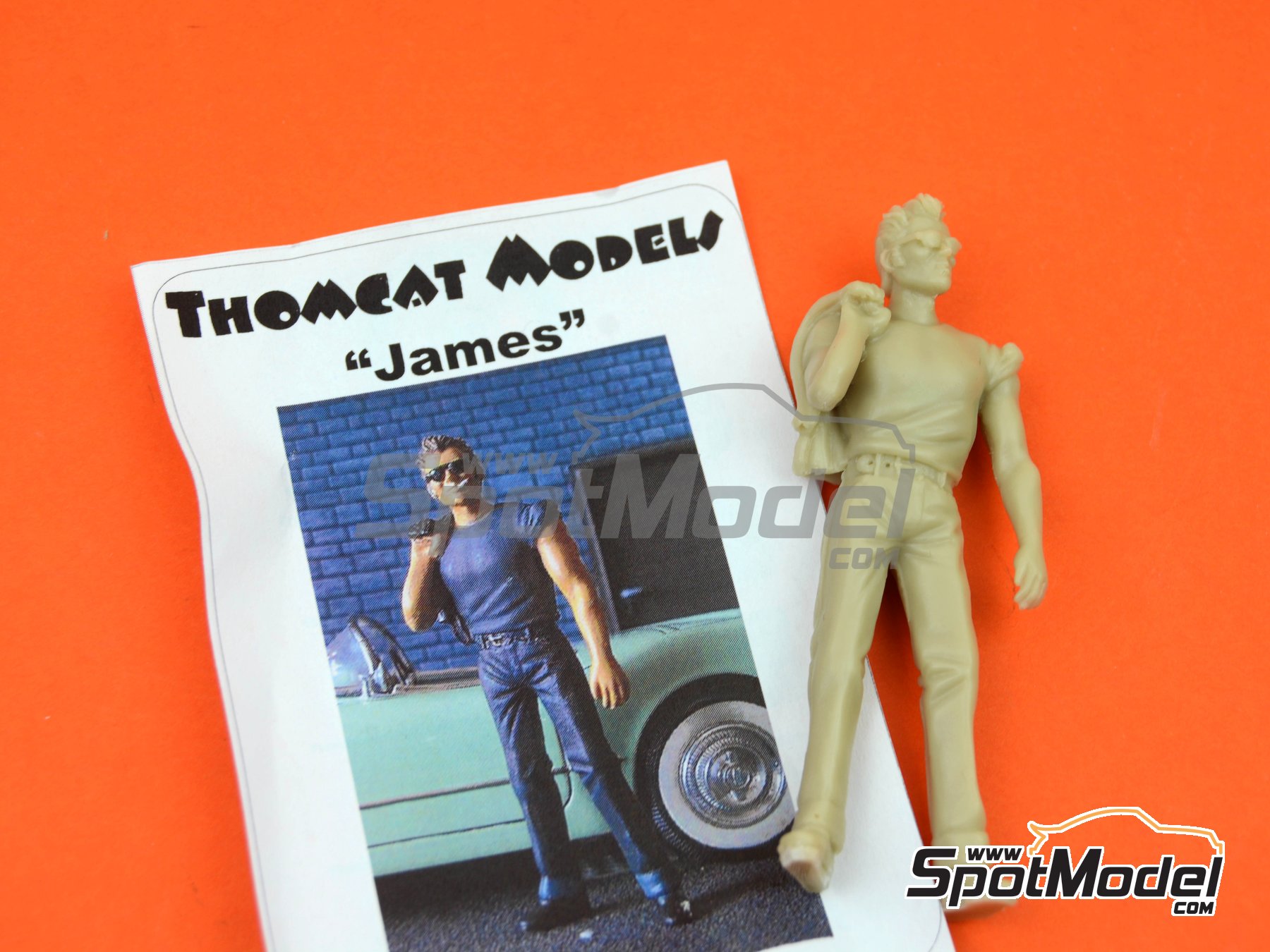 Image 4: James Dean | Figure in 1/24 scale manufactured by Scale Production (ref.&nbsp;TMF24055)