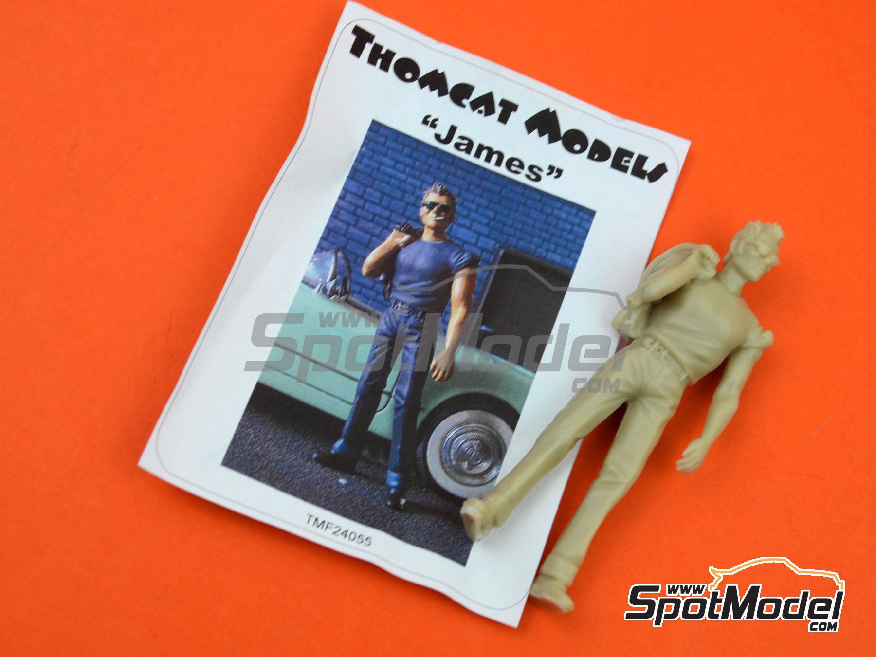 Image 5: James Dean | Figure in 1/24 scale manufactured by Scale Production (ref.&nbsp;TMF24055)