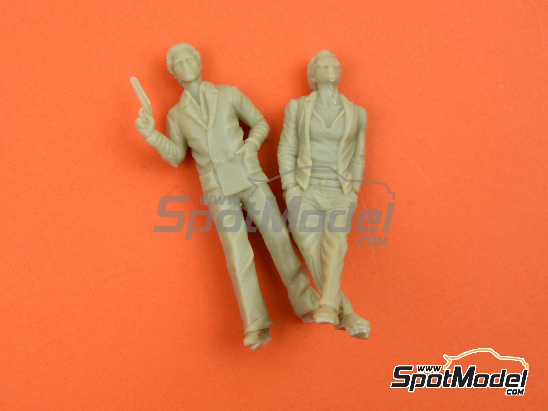 Image 3: Miami cops | Set de figuras en escala&nbsp;1/24 fabricado por Scale Production (ref.&nbsp;TMF24067)