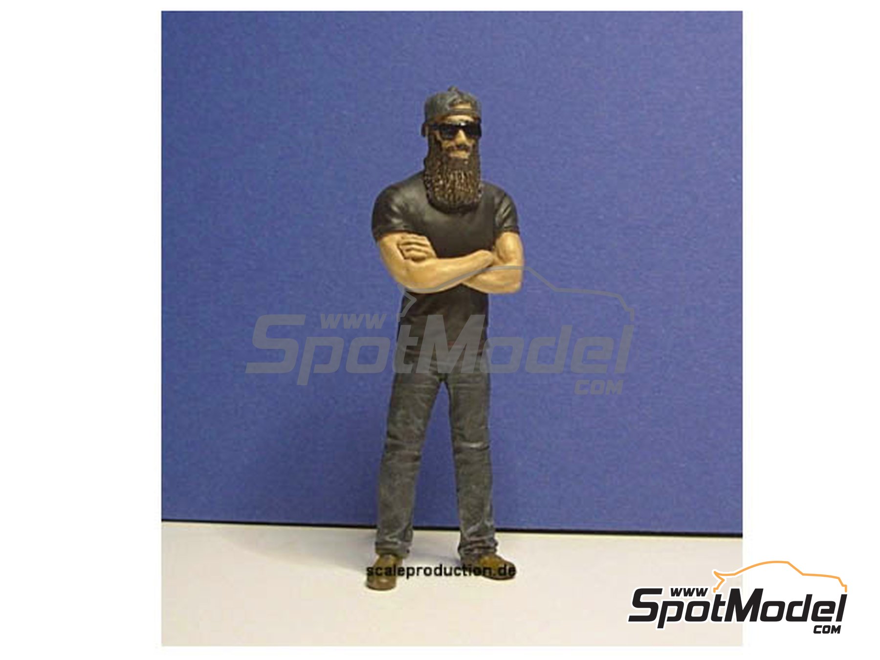Image 1: Aaron Kaufman | Figure in 1/24 scale manufactured by Scale Production (ref.&nbsp;TMF24070)