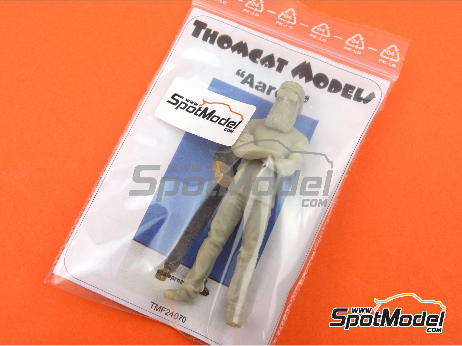 Image 2: Aaron Kaufman | Figure in 1/24 scale manufactured by Scale Production (ref.&nbsp;TMF24070)