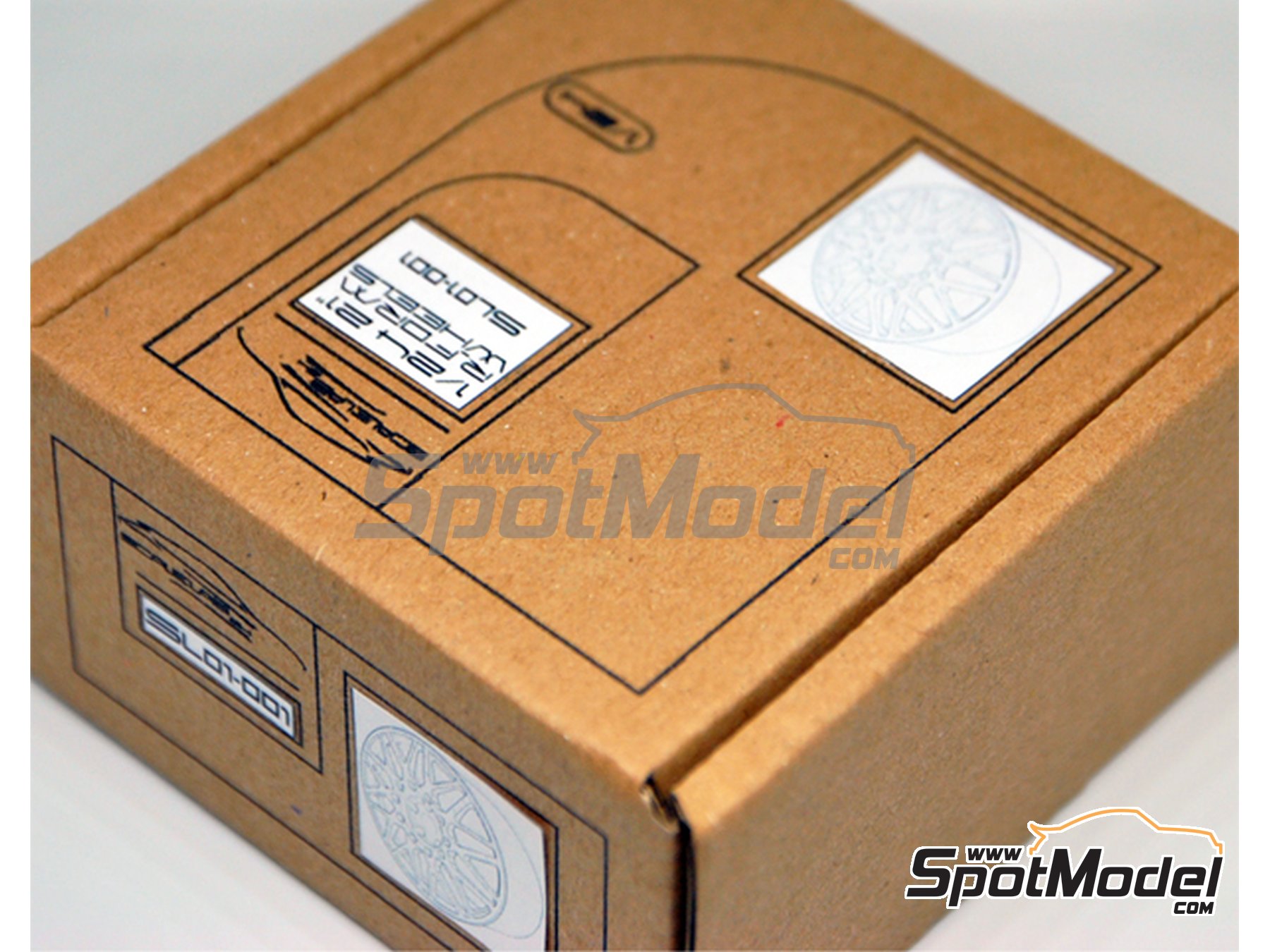 Image 5: Rotiform 21 pulgadas | Set de llantas y neum&aacute;ticos en escala&nbsp;1/24 fabricado por ScaleLab 24 (ref.&nbsp;SL01-001)