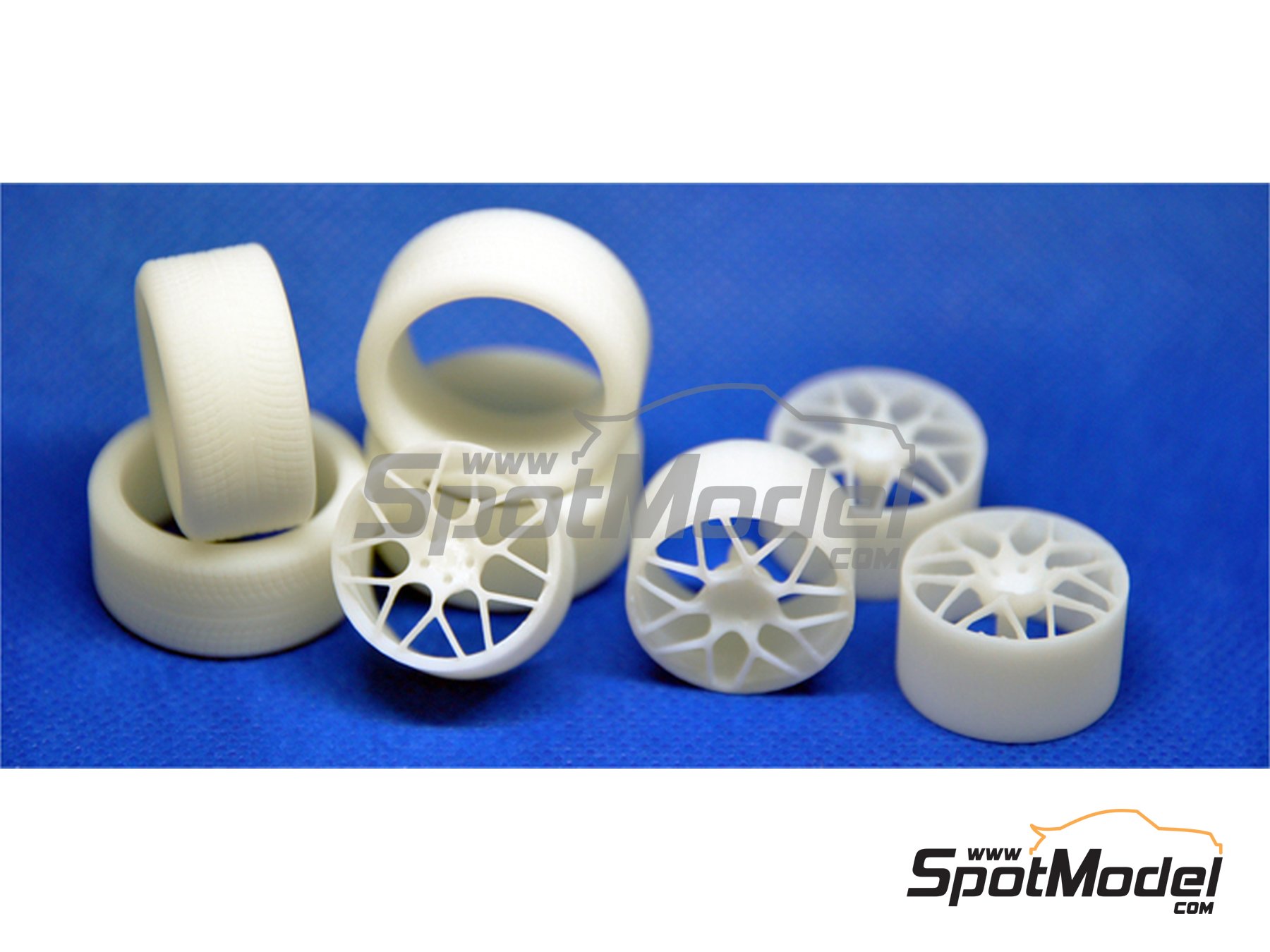 Image 5: FF_HR 21 inches | Rims and tyres set in 1/24 scale manufactured by ScaleLab 24 (ref.&nbsp;SL01-002)