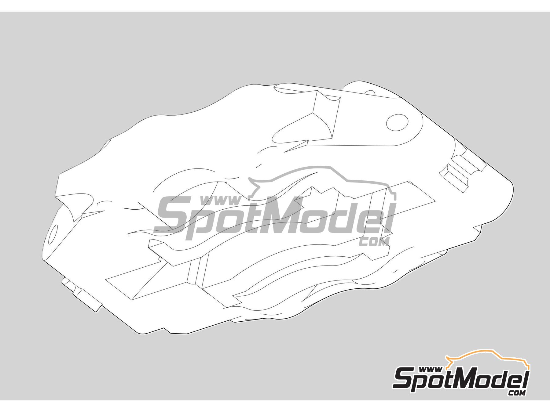 Image 6: Porsche 911 991 GT3 RSR | Detail up set in 1/24 scale manufactured by ScaleLab 24 (ref.&nbsp;SL02-043)
