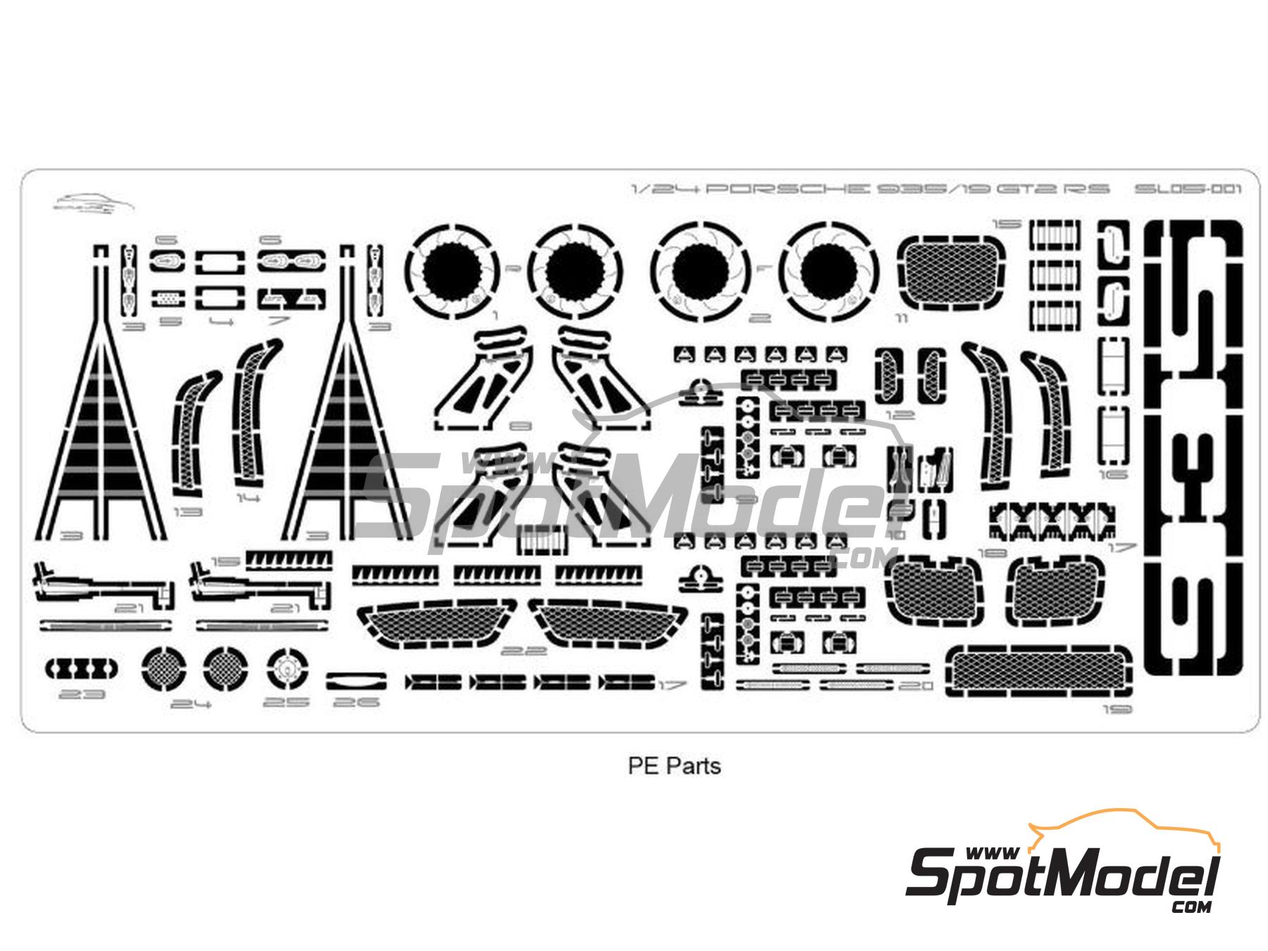 Image 16: Porsche 935/19 | Maqueta de coche en escala&nbsp;1/24 fabricado por ScaleLab 24 (ref.&nbsp;SL05-001, tambien KB08-18 y PZY-017)