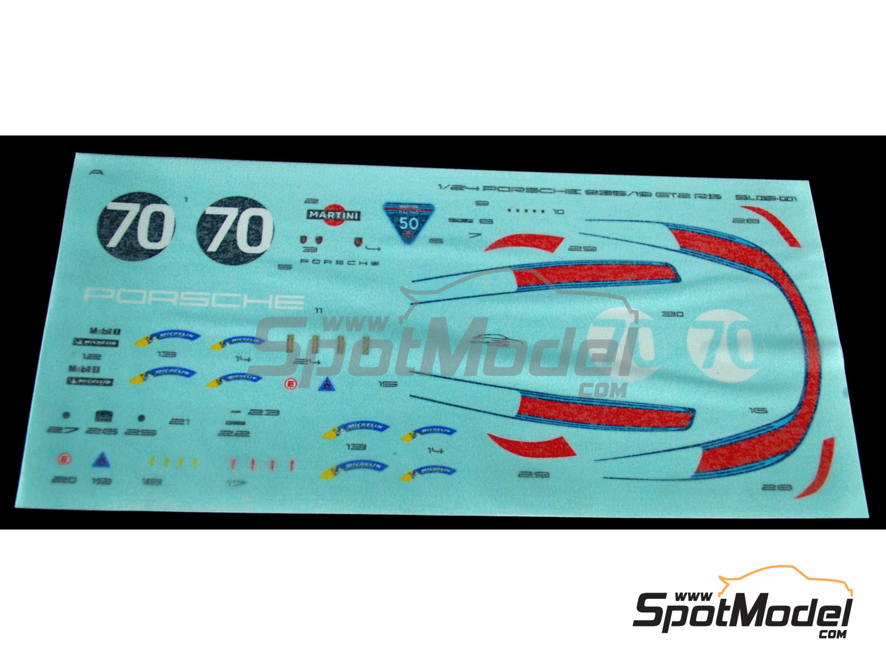 Image 21: Porsche 935/19 | Maqueta de coche en escala&nbsp;1/24 fabricado por ScaleLab 24 (ref.&nbsp;SL05-001, tambien KB08-18 y PZY-017)