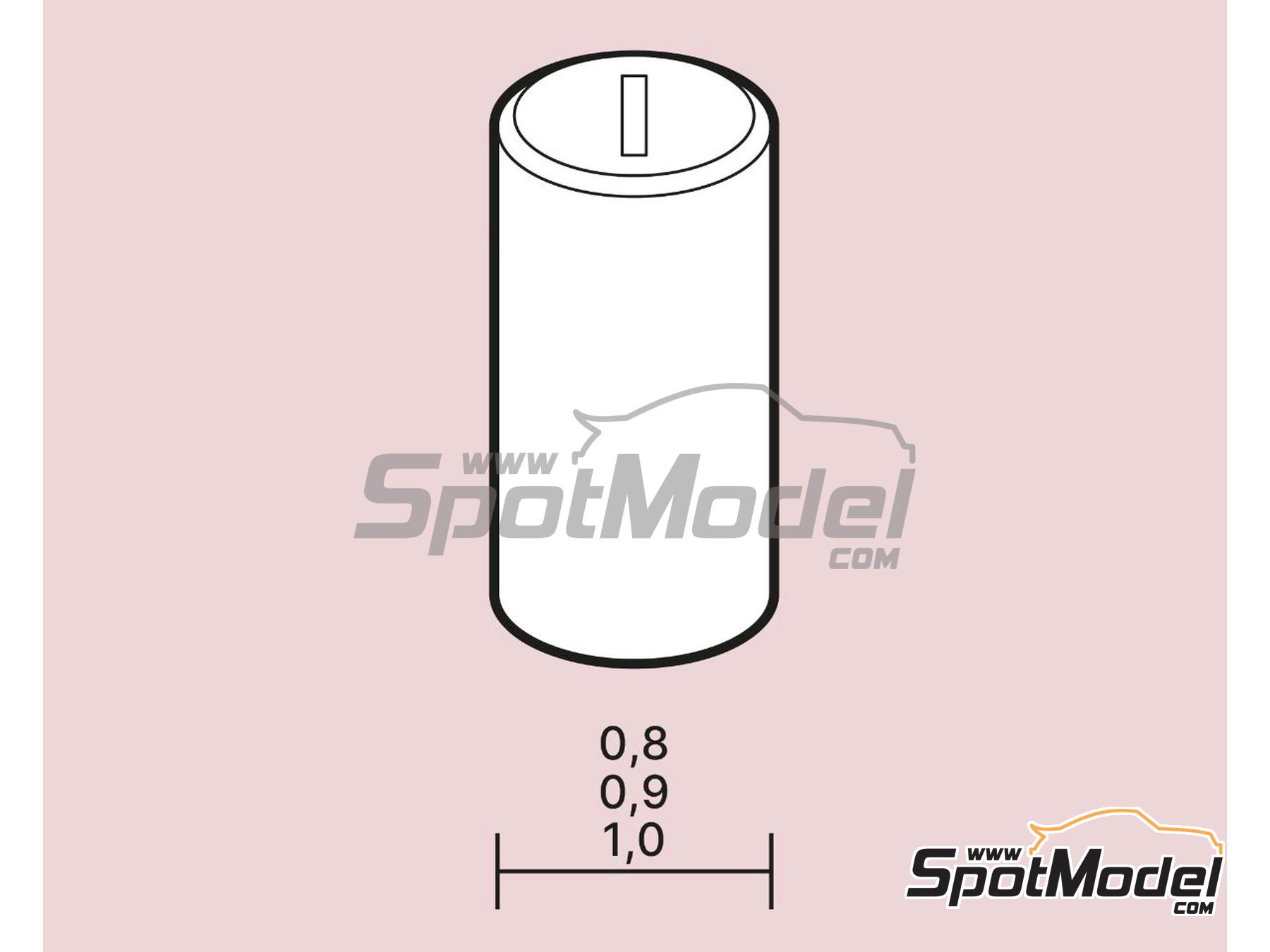 Image 2: Cerraduras de puerta | Detalle en escala&nbsp;1/24 fabricado por Scalecars.Online (ref.&nbsp;SCO-R007)