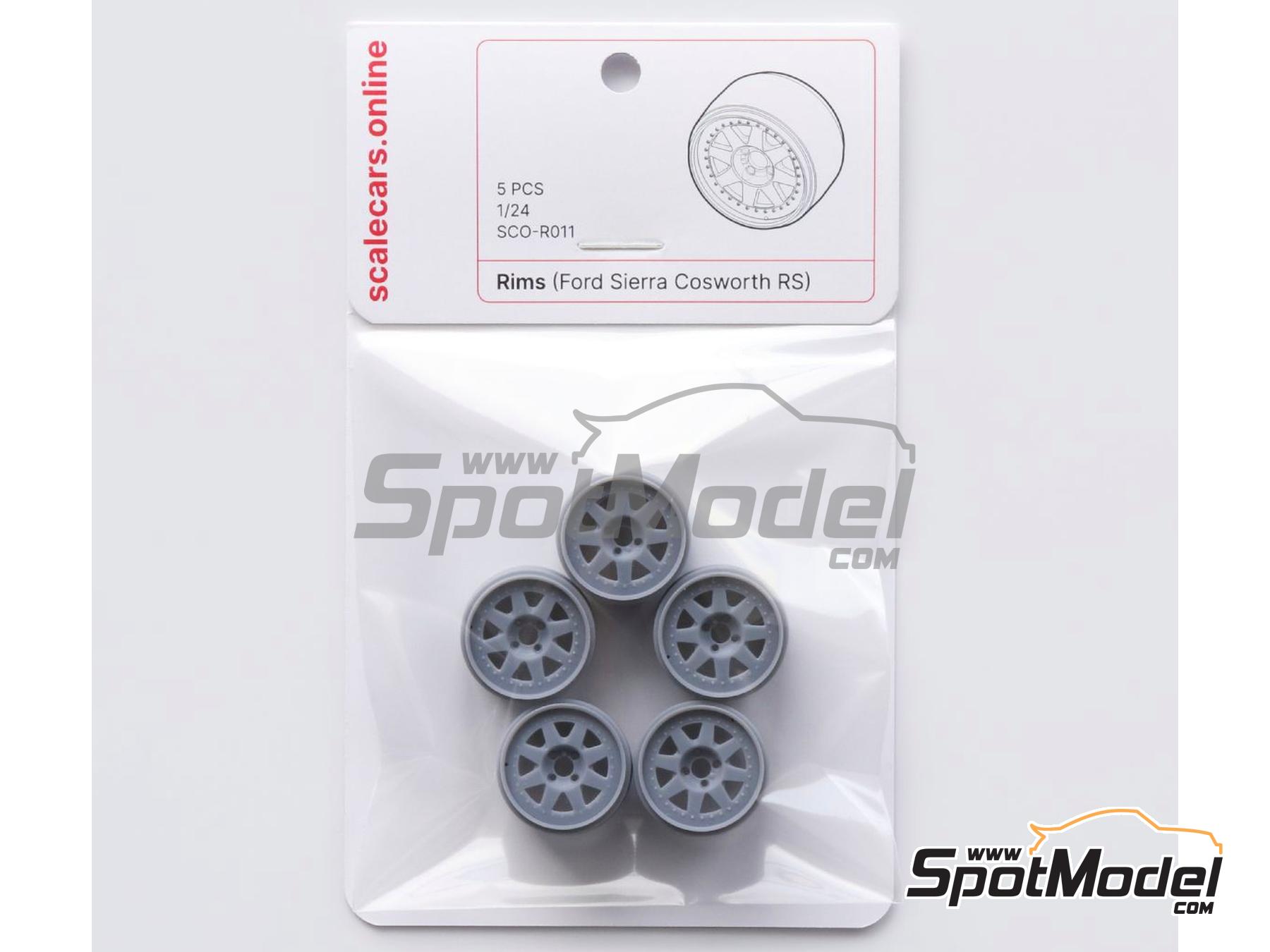 Image 3: Ford Sierra Cosworth RS | Rims in 1/24 scale manufactured by Scalecars.Online (ref.&nbsp;SCO-R011)