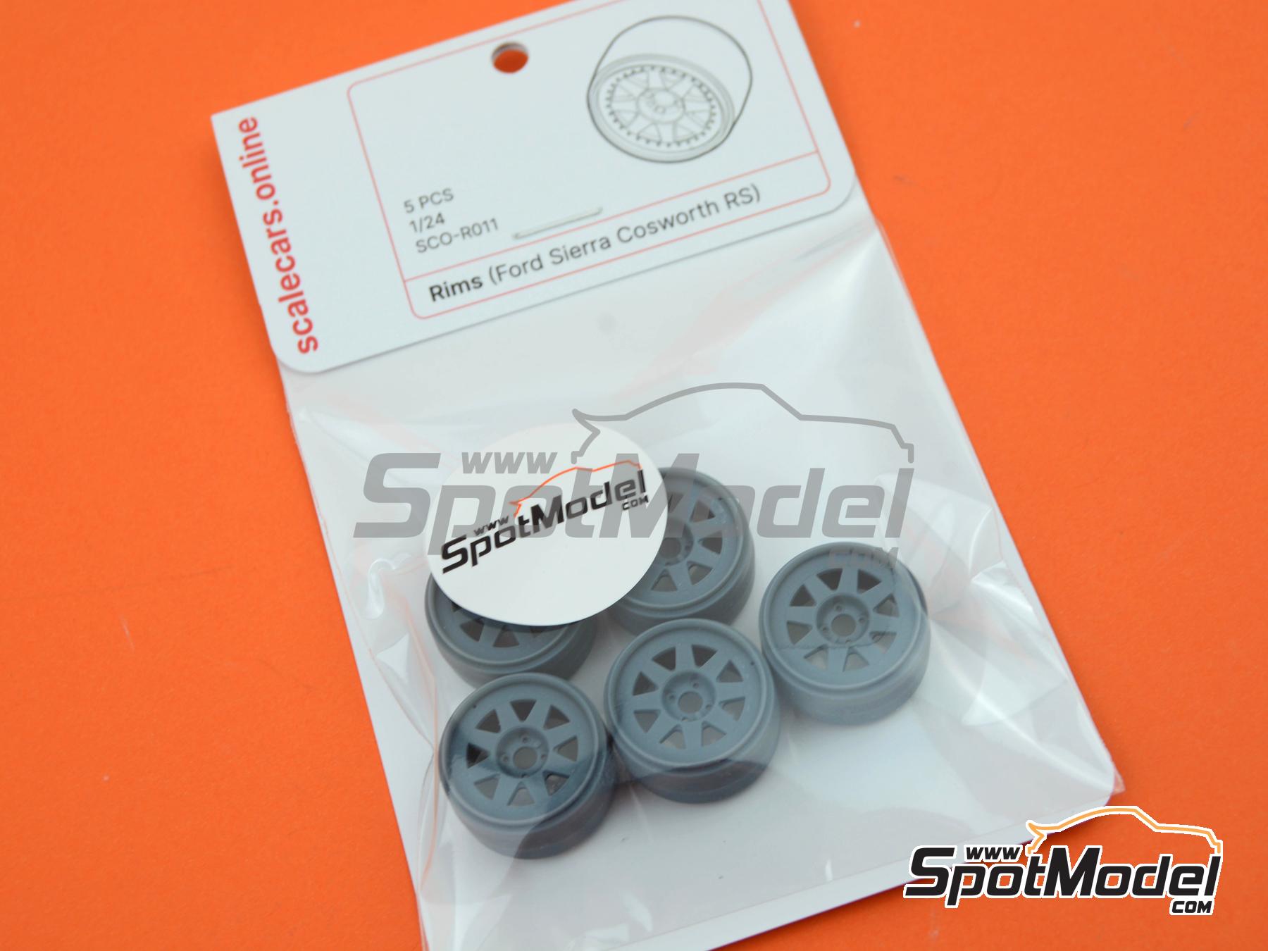 Image 6: Ford Sierra Cosworth RS | Rims in 1/24 scale manufactured by Scalecars.Online (ref.&nbsp;SCO-R011)