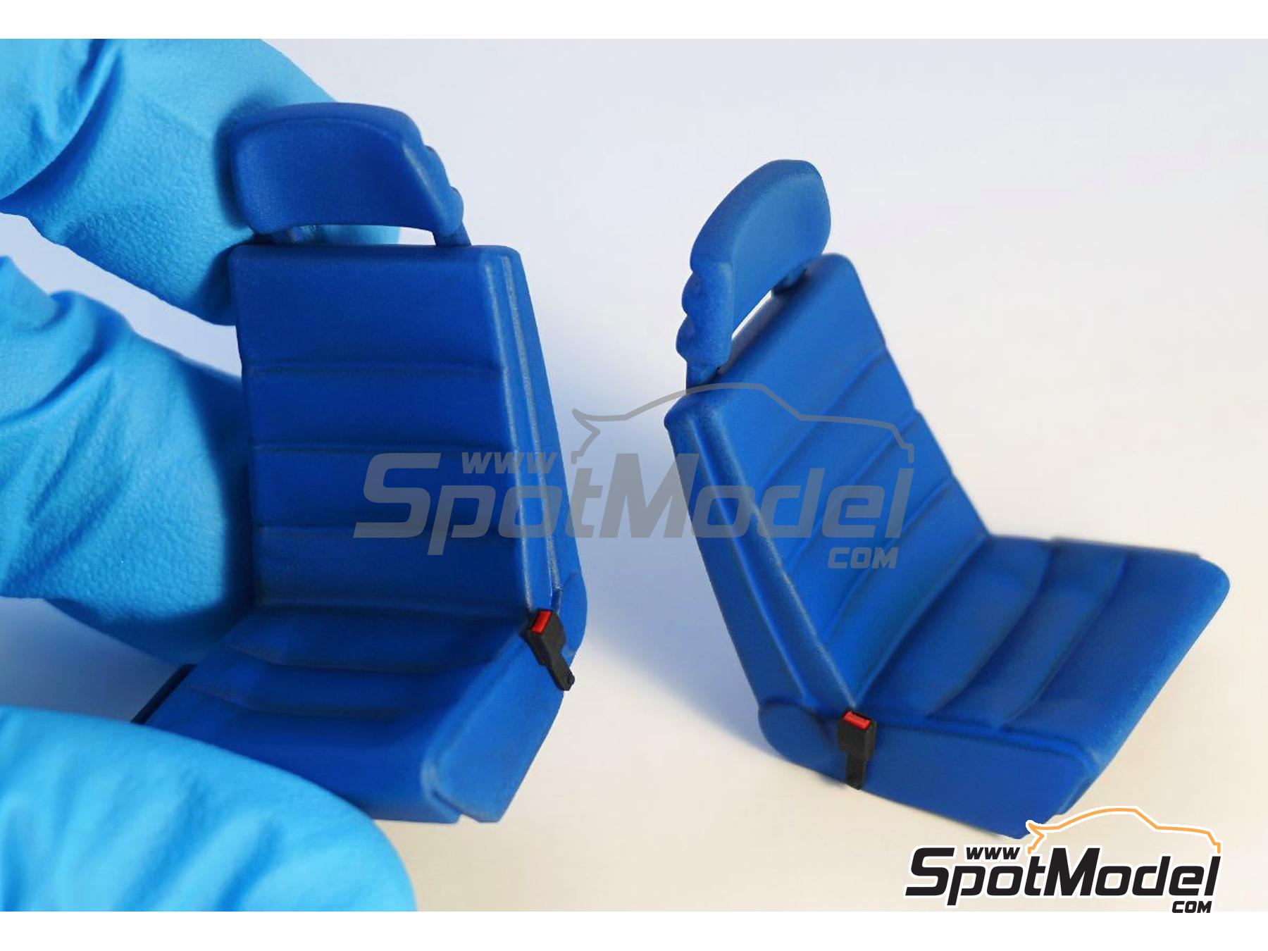 Image 6: Road seatbelt buckles | Detail in 1/24 scale manufactured by Scalecars.Online (ref.&nbsp;SCO-R021)
