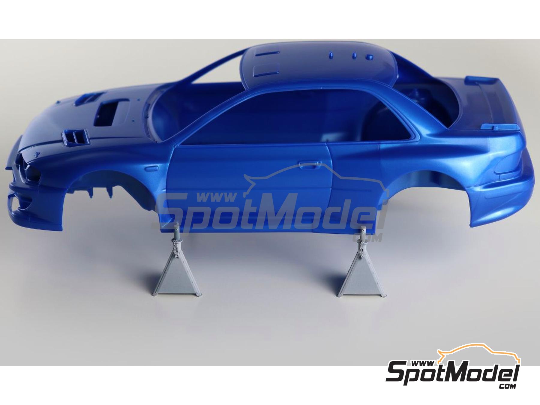 Image 5: Service Stands type 1 | Detail in 1/24 scale manufactured by Scalecars.Online (ref.&nbsp;SCO-R033)