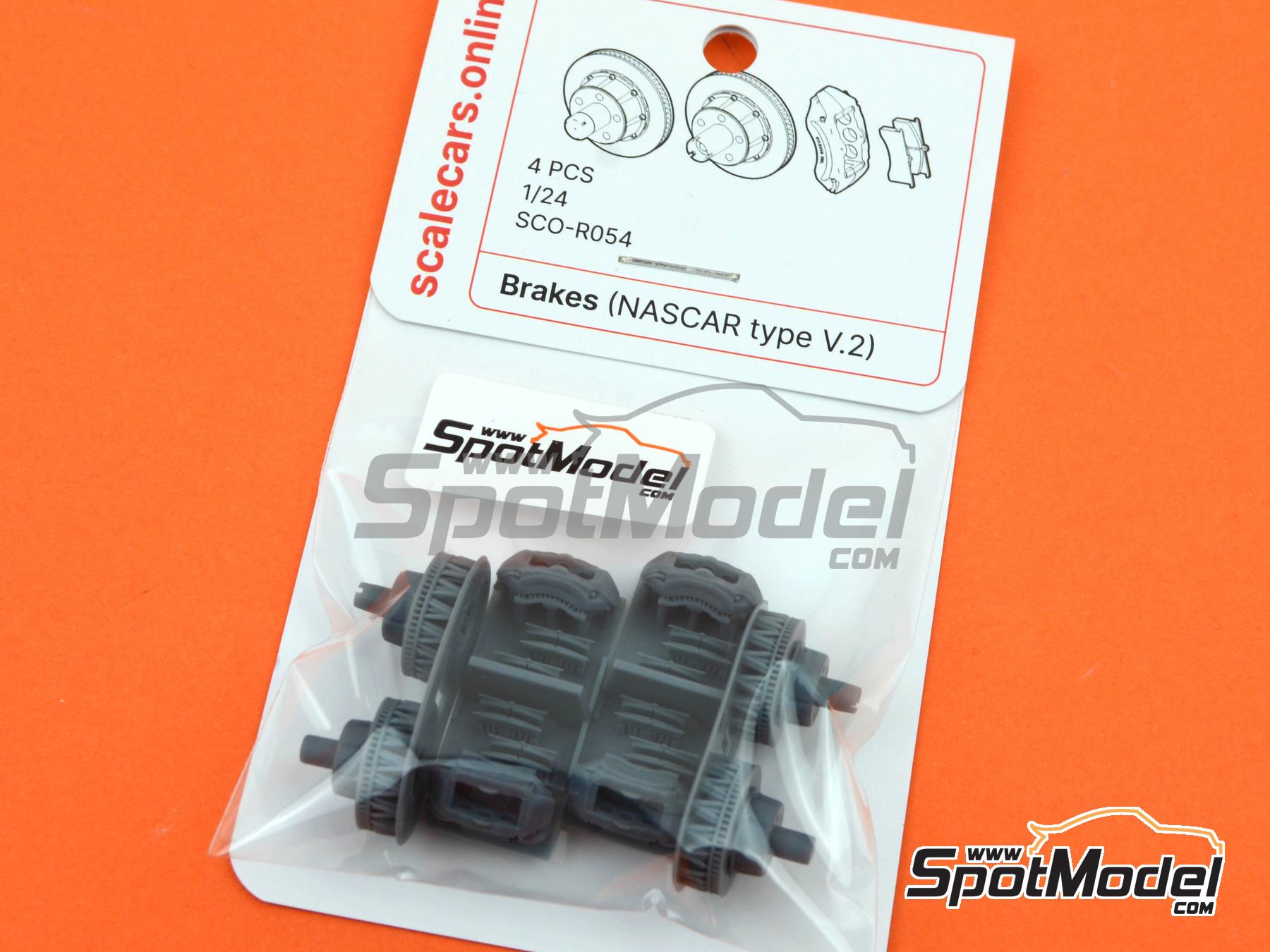 Scalecars.Online SCO-R054: Brakes 1/24 scale - Brakes NASCAR Type 2 ...