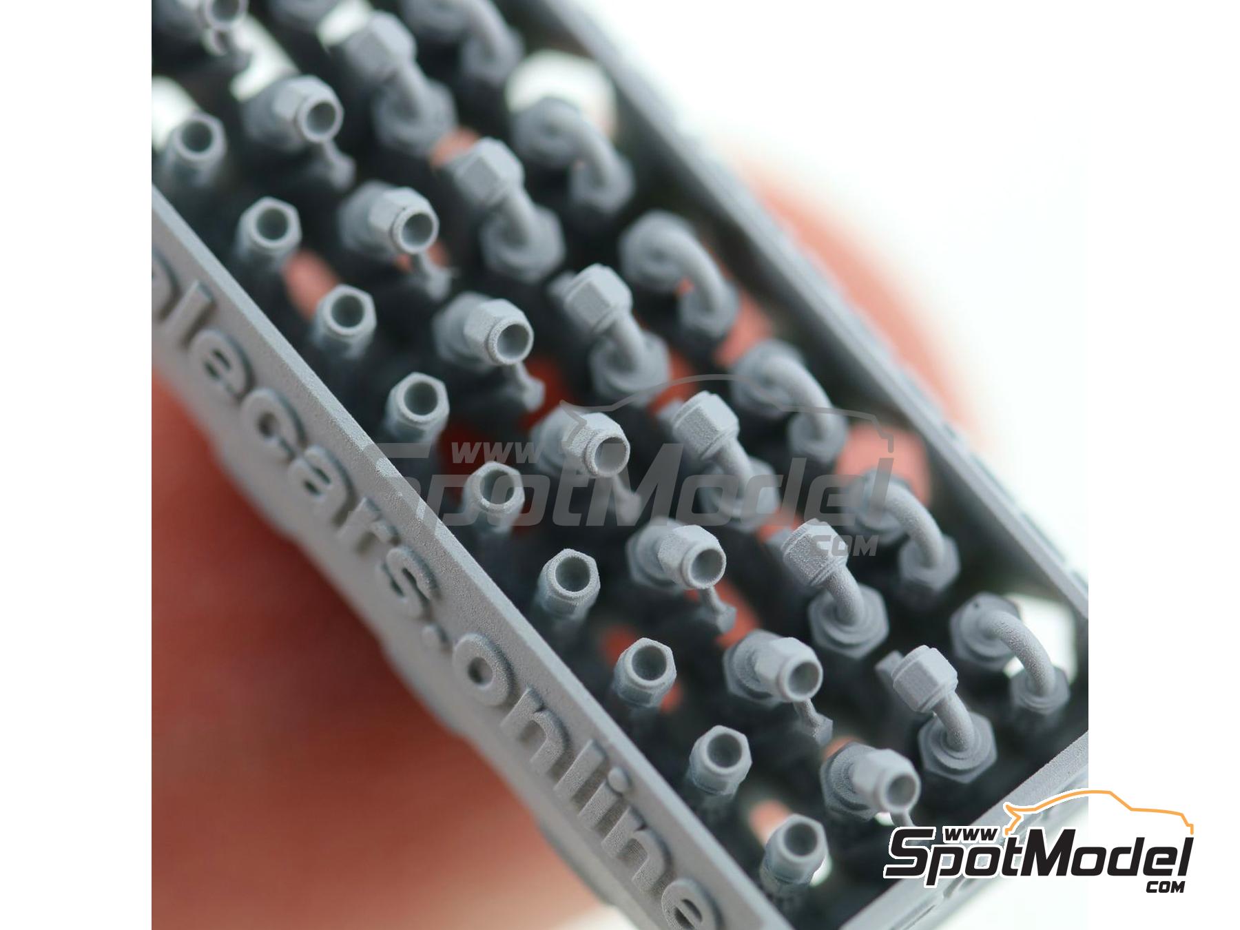 Image 3: Hose joints V.2 | Hose joints in 1/24 scale manufactured by Scalecars.Online (ref.&nbsp;SCO-R059)