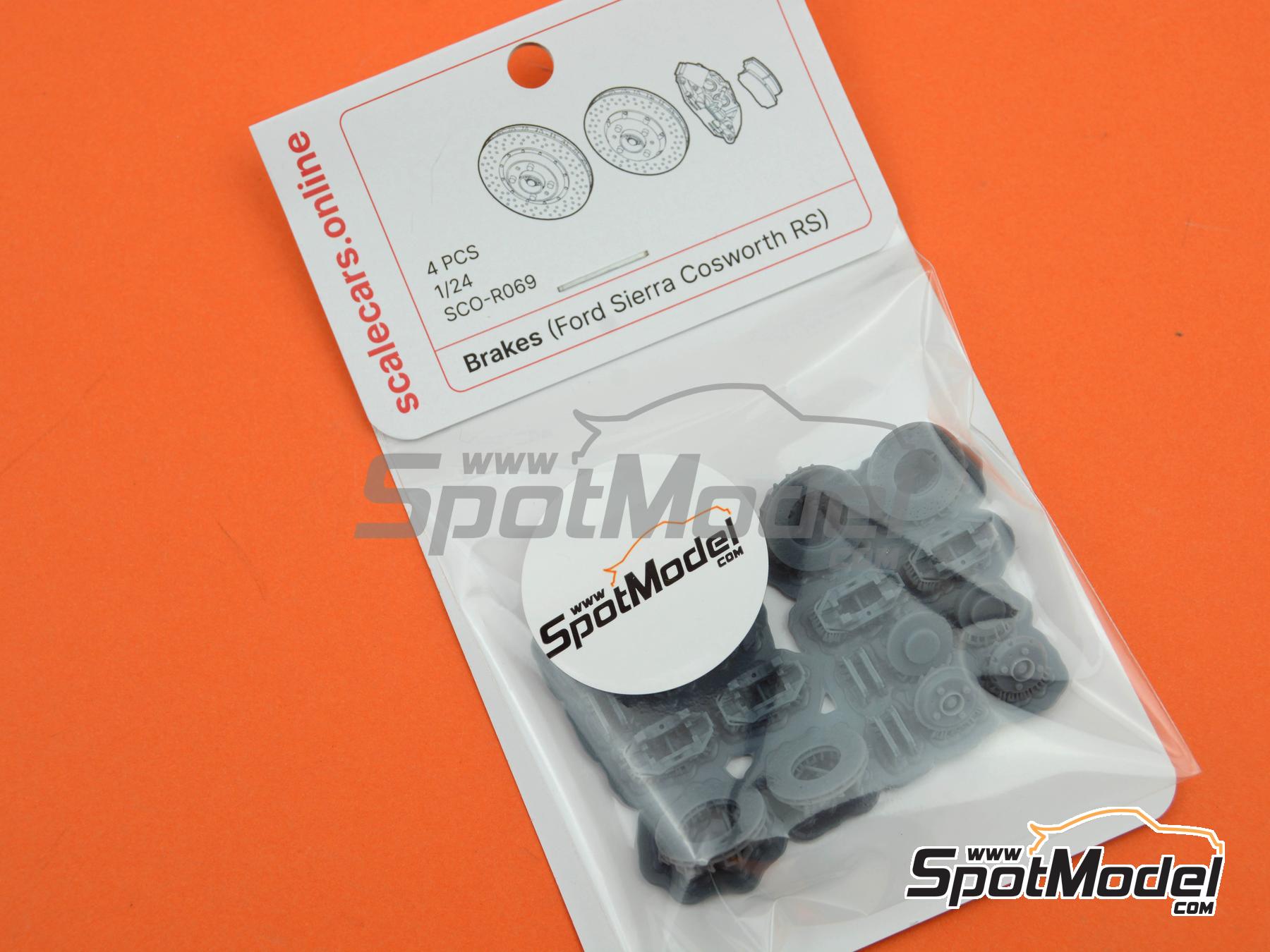 Image 4: Ford Sierra RS Cosworth | Frenos en escala&nbsp;1/24 fabricado por Scalecars.Online (ref.&nbsp;SCO-R069)