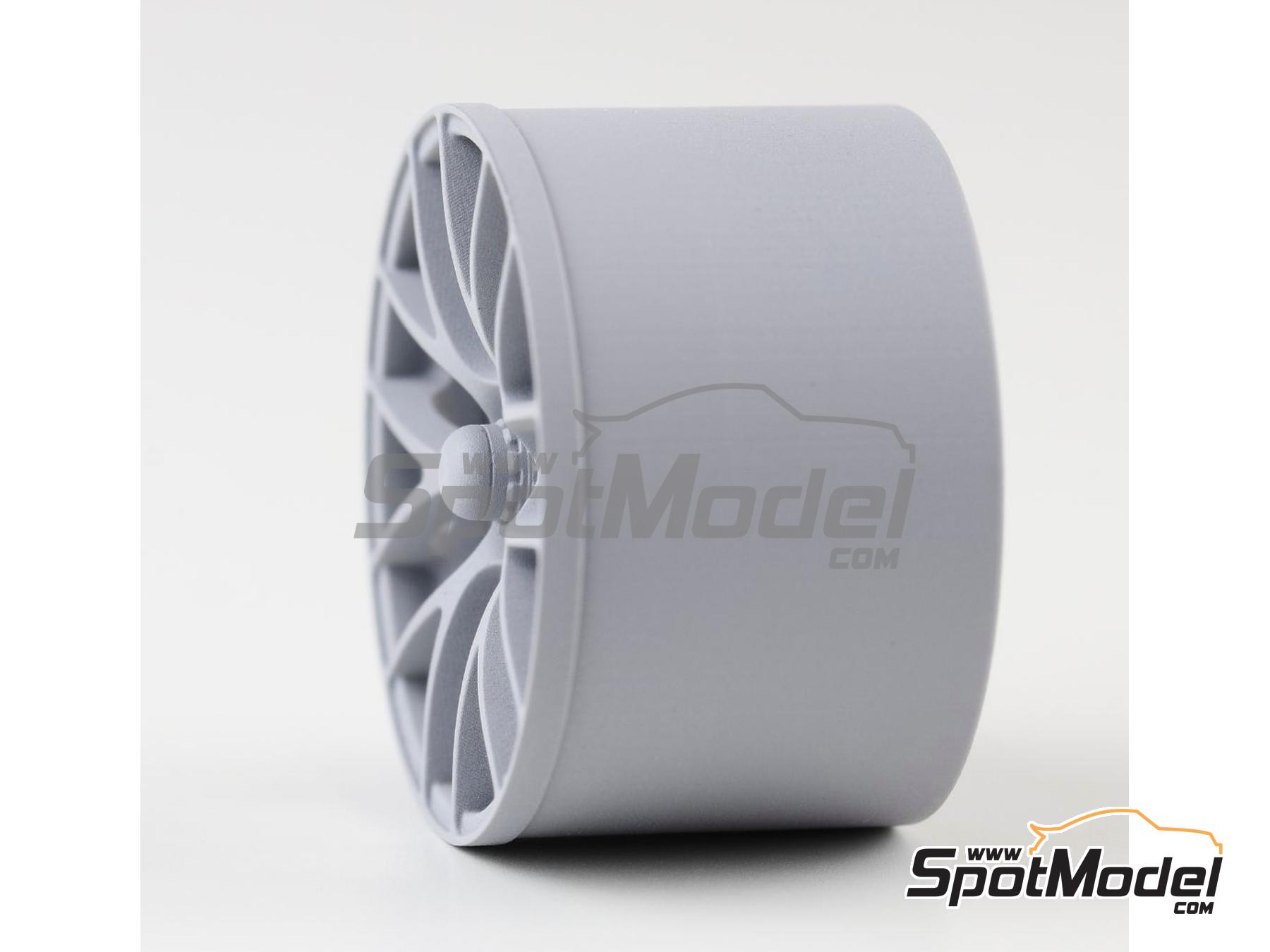 Image 2: BBS type NASCAR Next Generation | Rims in 1/24 scale manufactured by Scalecars.Online (ref. SCO-R071)