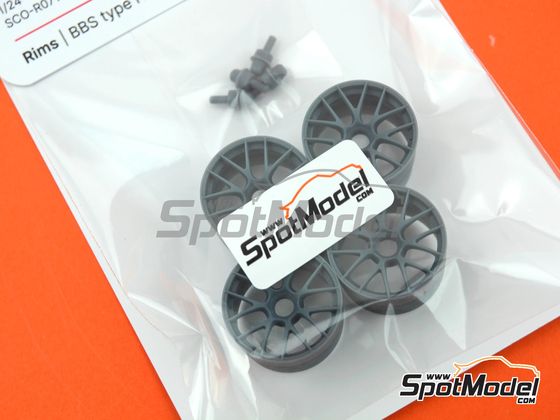 Image 11: BBS type NASCAR Next Generation | Rims in 1/24 scale manufactured by Scalecars.Online (ref. SCO-R071)