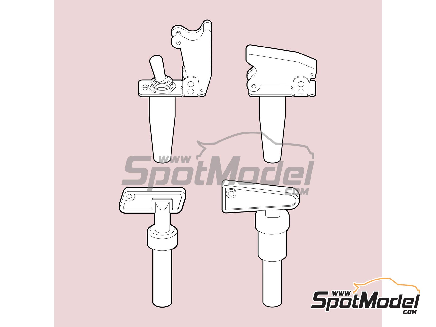Image 1: Killswitches | Detail in 1/24 scale manufactured by Scalecars.Online (ref.&nbsp;SCO-R074)