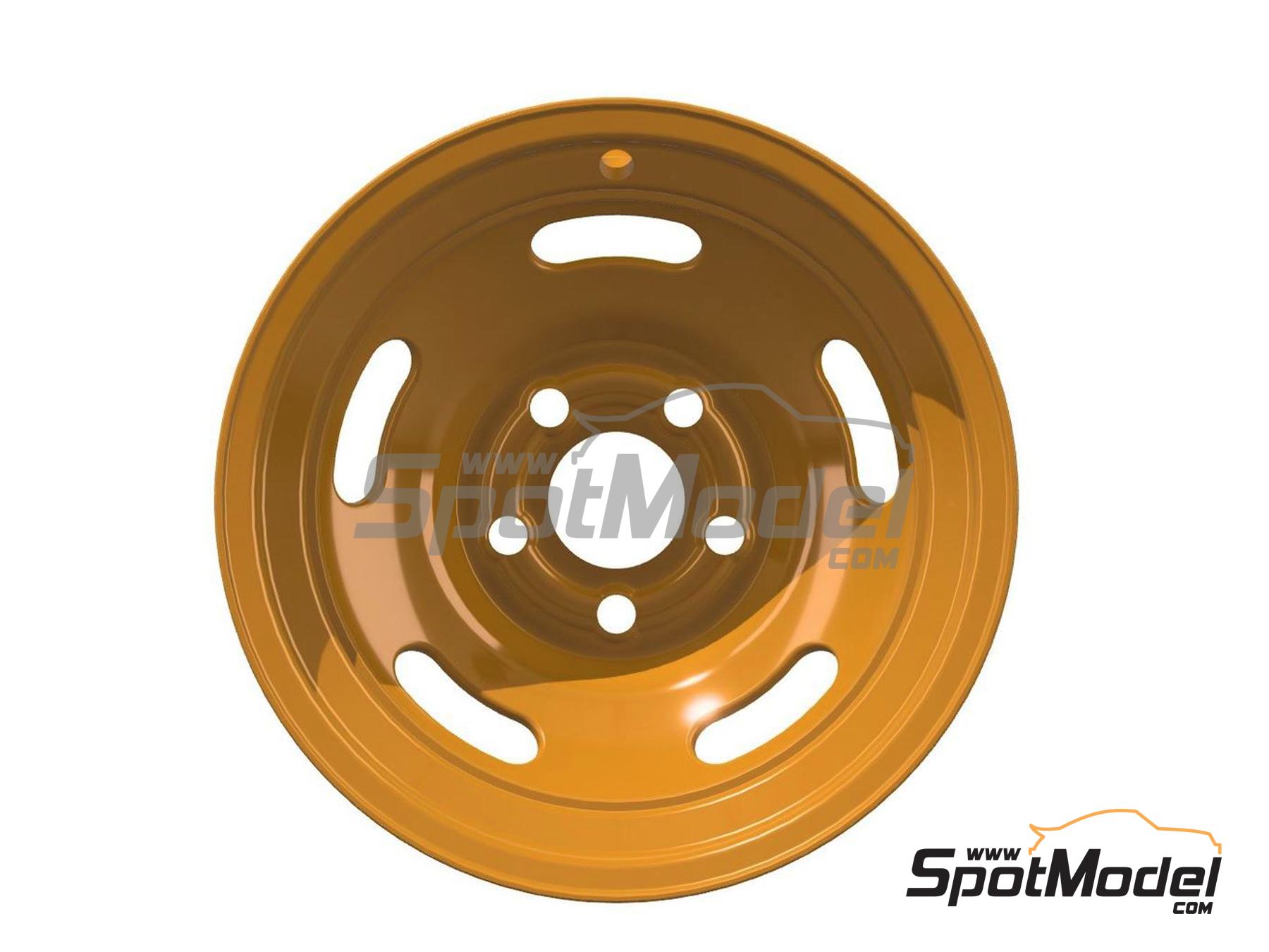 Image 1: NASCAR 5-beans rims + tires | Rims and tyres set in 1/24 scale manufactured by Scalecars.Online (ref. SCO-R075)
