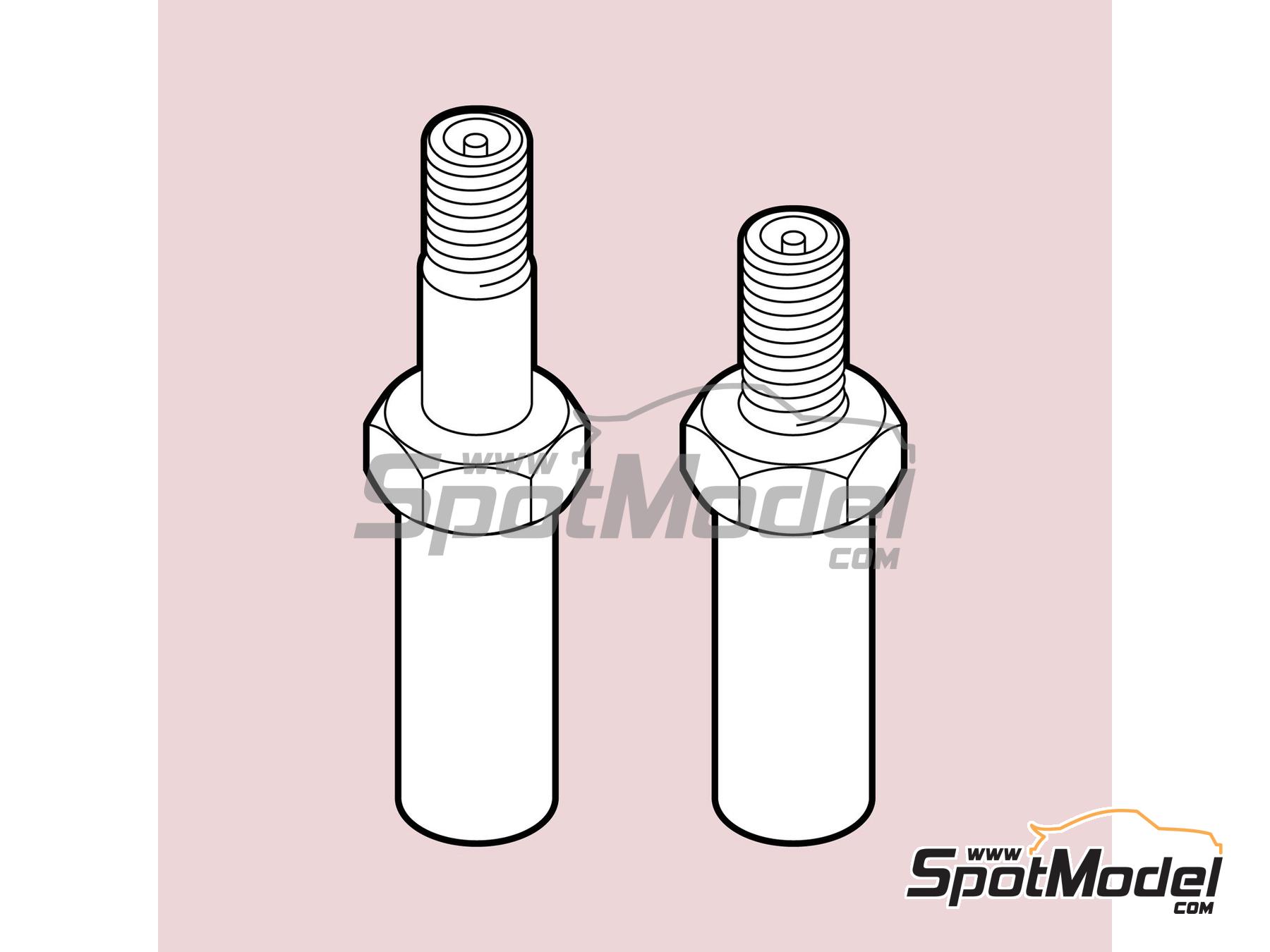 Image 1: NASCAR type 2 | Air valve in 1/24 scale manufactured by Scalecars.Online (ref.&nbsp;SCO-R077)