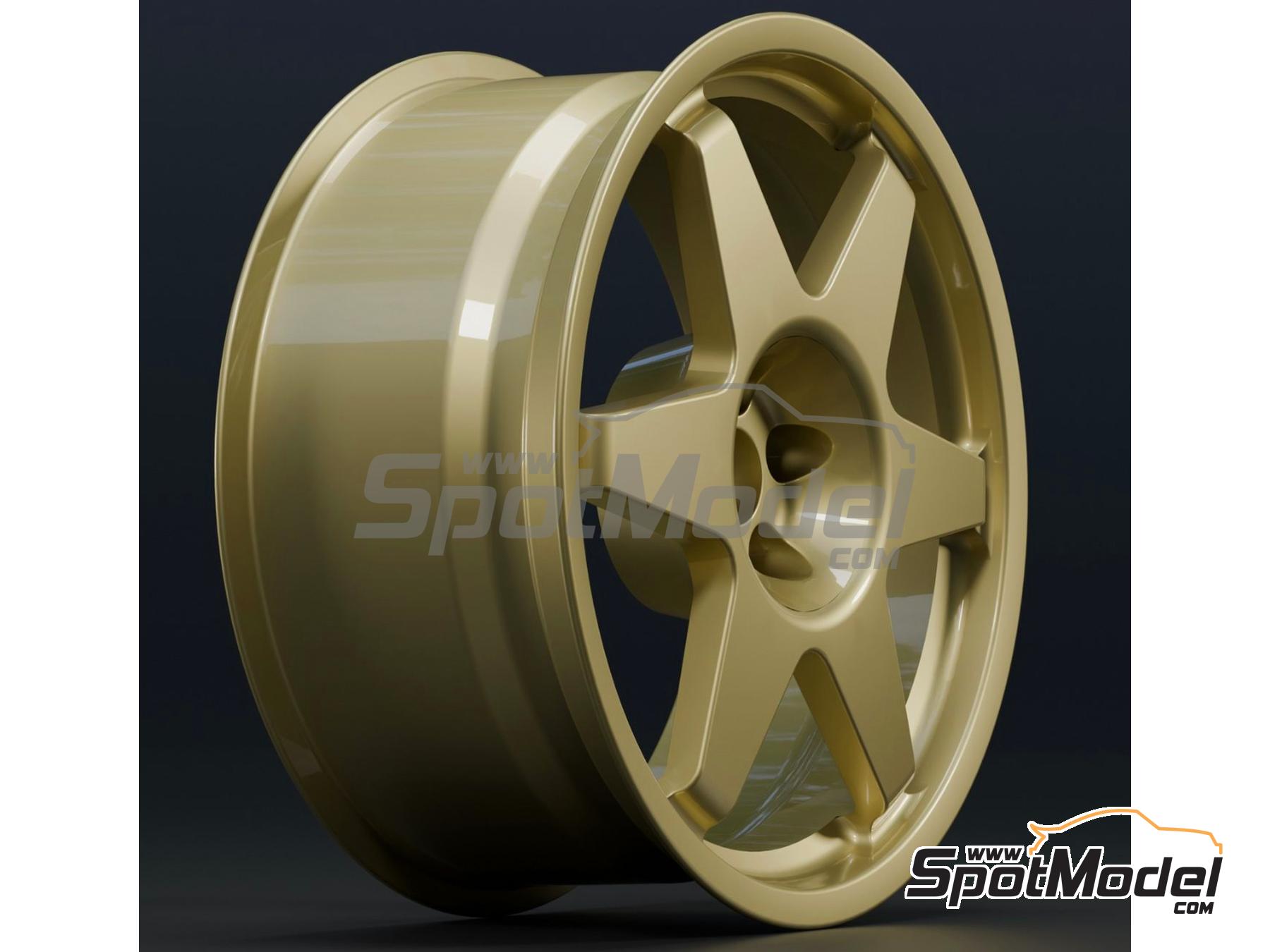 Image 3: Speedline Corse 2013C | Rims in 1/24 scale manufactured by Scalecars.Online (ref.&nbsp;SCO-R078-SCO)