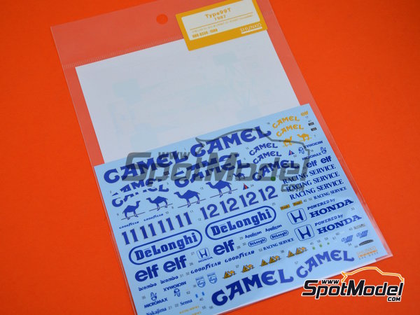 Image 5: Lotus Honda 99T Lotus Team sponsored by De Longhi Camel - FIA Formula 1 World Championship 1987 | Marking / livery in 1/20 scale manufactured by Shunko Models (ref. SHK-D330)