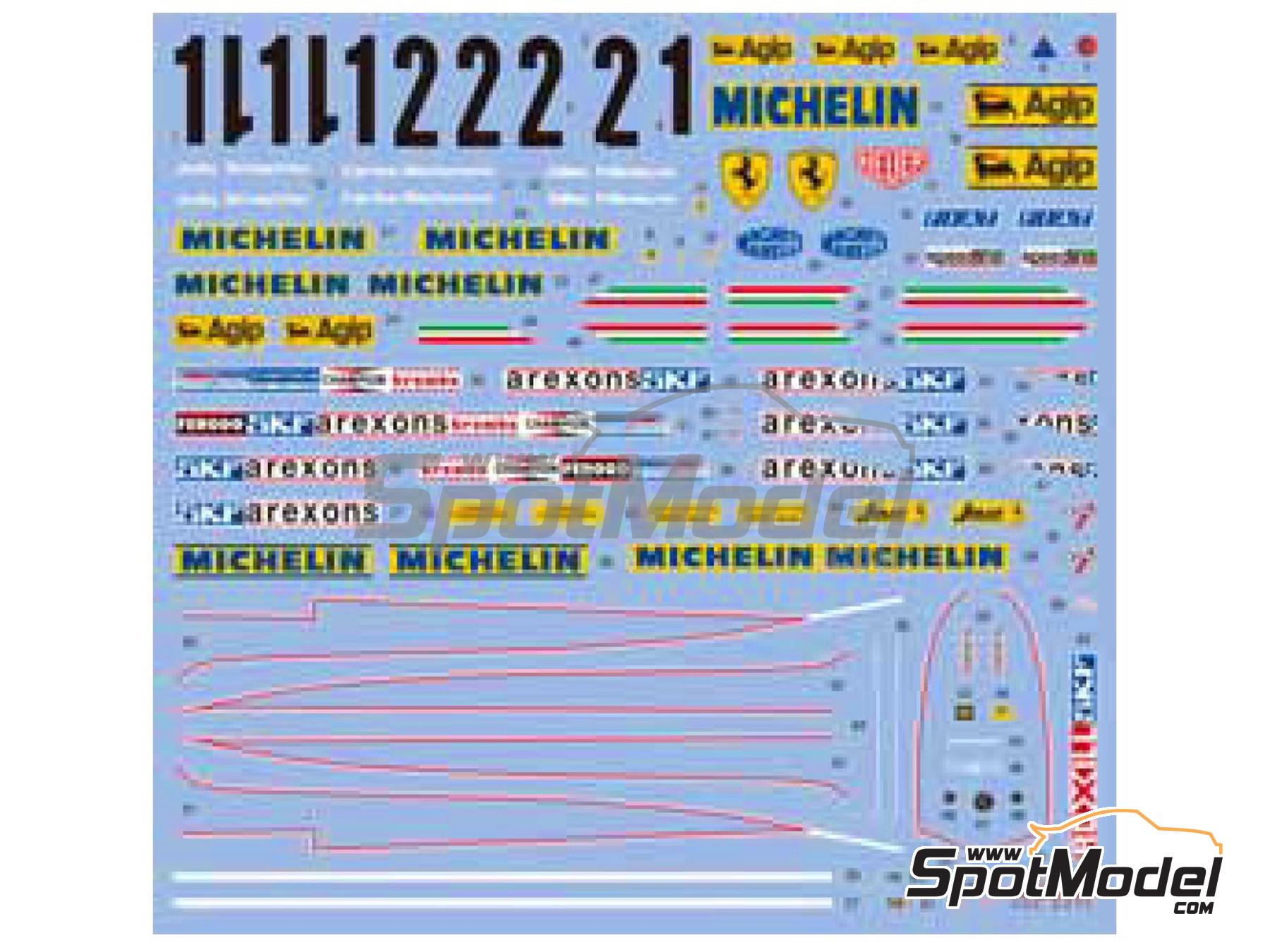 Image 4: Ferrari 312T3 Scuderia Ferrari Team - Brazilian Formula 1 Grand Prix, Canadian Formula 1 Grand Prix, British Formula 1 Grand Prix 1978 and 1979 | Marking / livery in 1/20 scale manufactured by Shunko Models (ref. SHK-D479)
