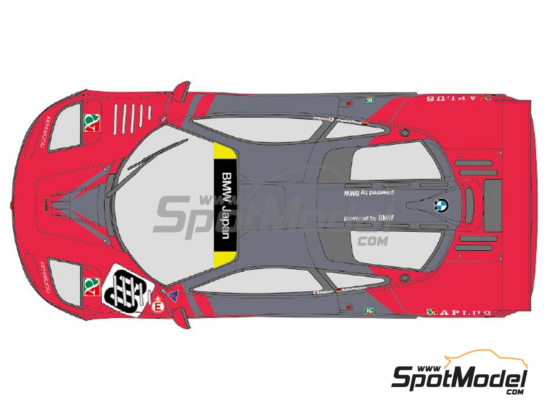 Image 1: McLaren F1 GTR Lark Team sponsored by Aplus - Japanese Grand Touring Car Championship (JGTC) 1996 | Marking / livery in 1/24 scale manufactured by Shunko Models (ref.&nbsp;SHK-D511)