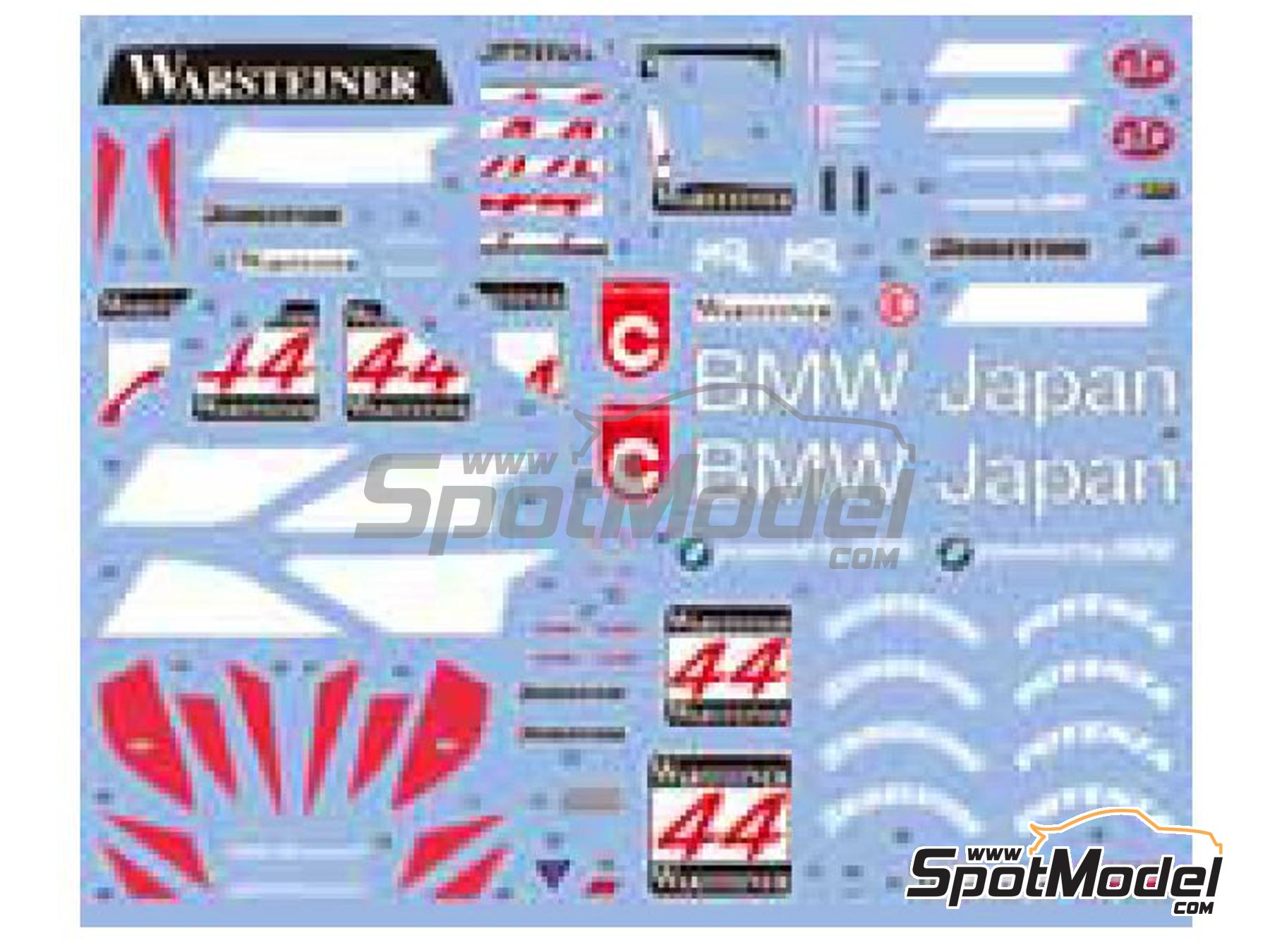Image 3: McLaren F1 GTR Long Tail Lark Team sponsored by BMW Japan - Suzuka 1000 Km 1997 | Marking / livery in 1/24 scale manufactured by Shunko Models (ref.&nbsp;SHK-D512)