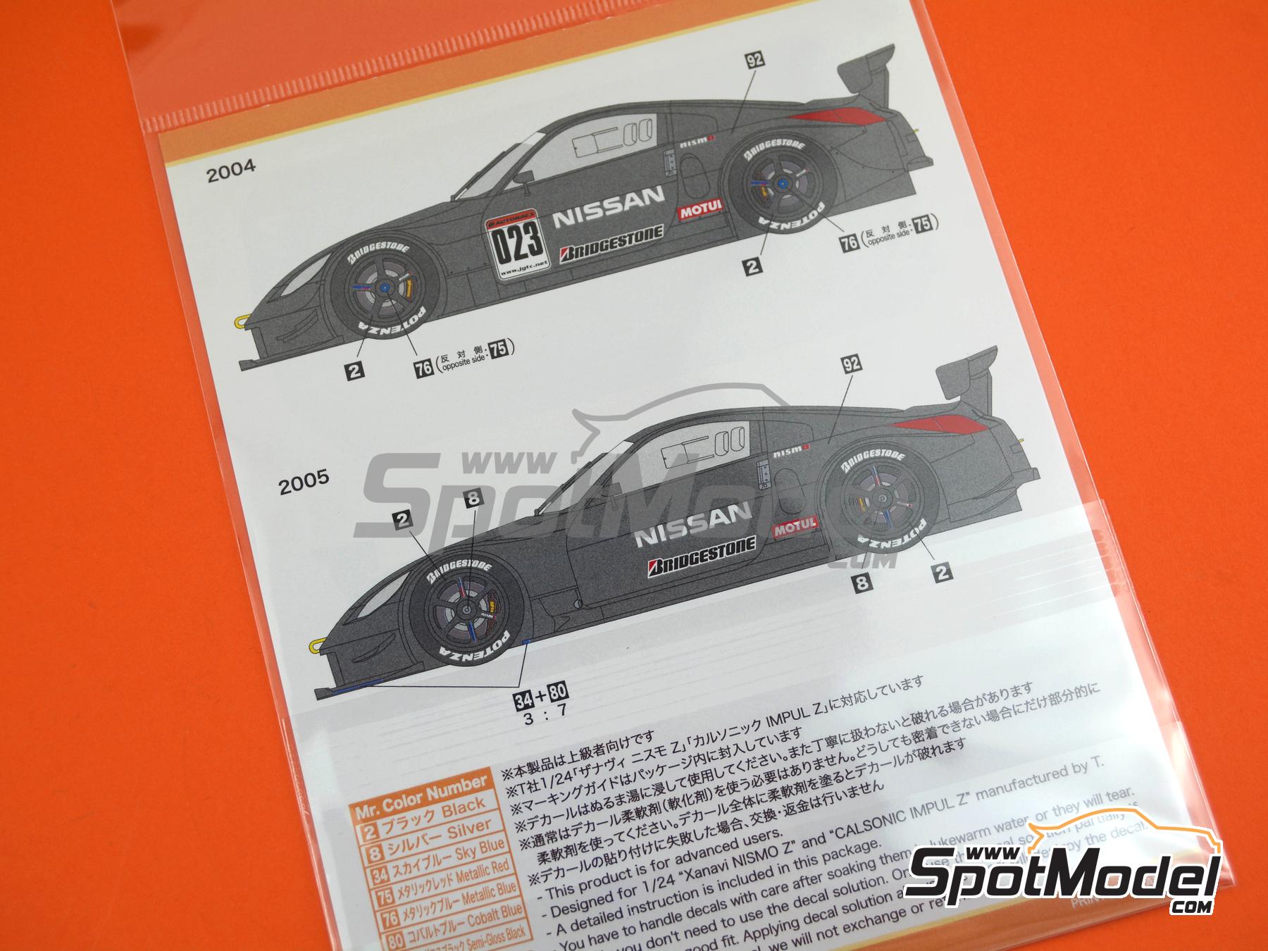 Shunko Models SHK-D517: Marking / livery 1/24 scale - Nissan 