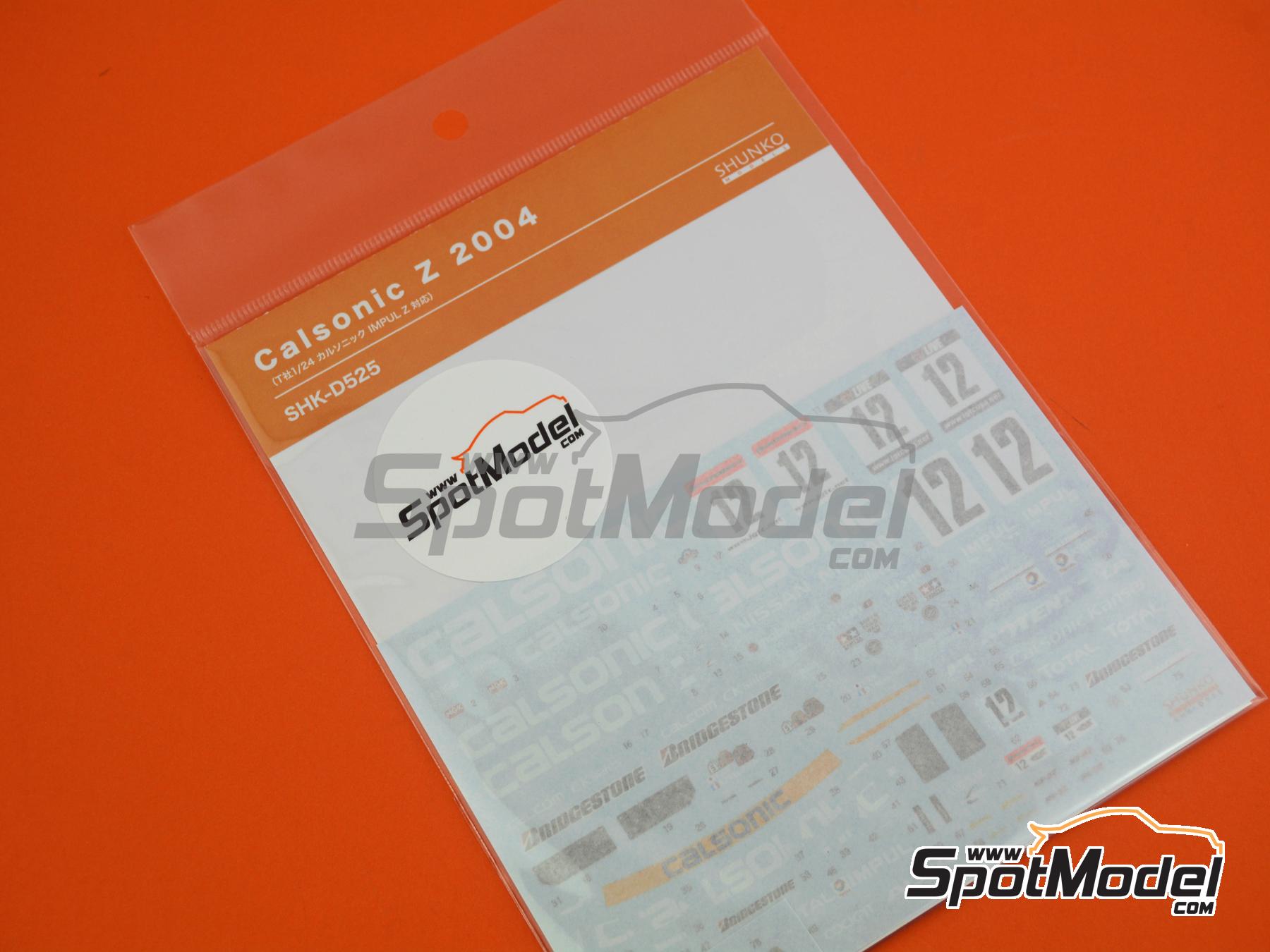Shunko Models SHK-D525: Marking / livery 1/24 scale - Nissan 350Z 