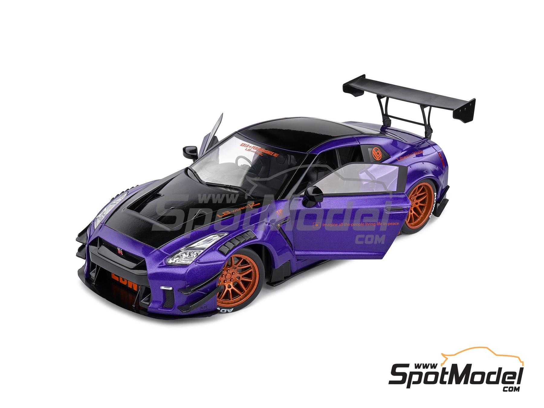 Solido S1805812: Diecast model car 1/18 scale - Nissan GT-R (R35 