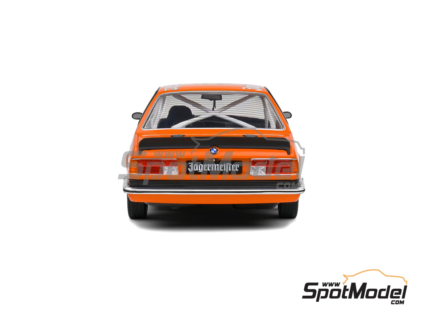 BMW 635 CSI (E24) Group A sponsored by Jagermeister - European Touring Car  Championship ETCC 1984. Diecast model car in 1/18 scale manufactured by Sol