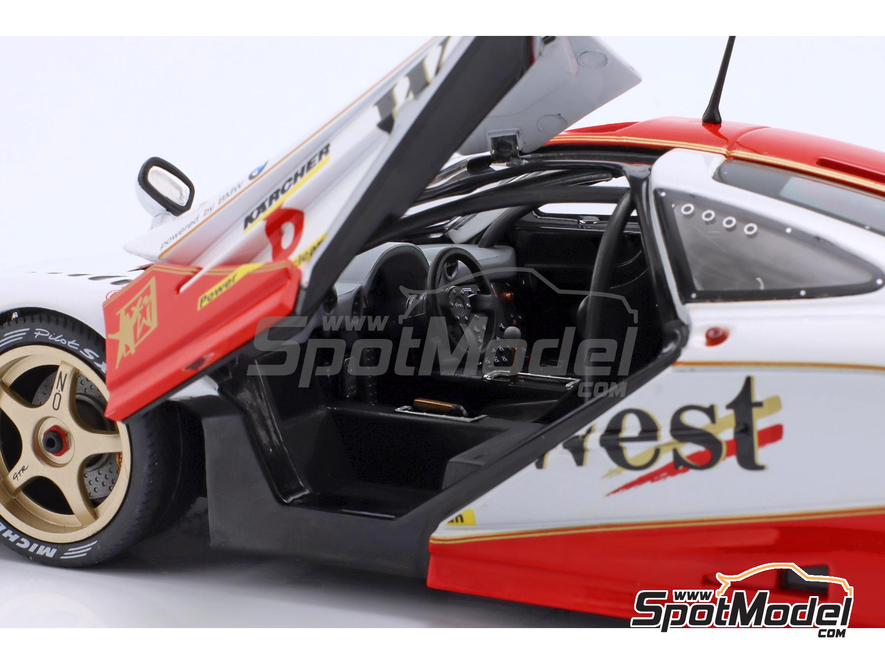 Image 4: McLaren F1 GTR Short Tail sponsored by West - BPR Global GT Series 1995 | Diecast model car in 1/18 scale manufactured by Solido (ref.&nbsp;DIE-60377, also 3663506023552 and S1804107)