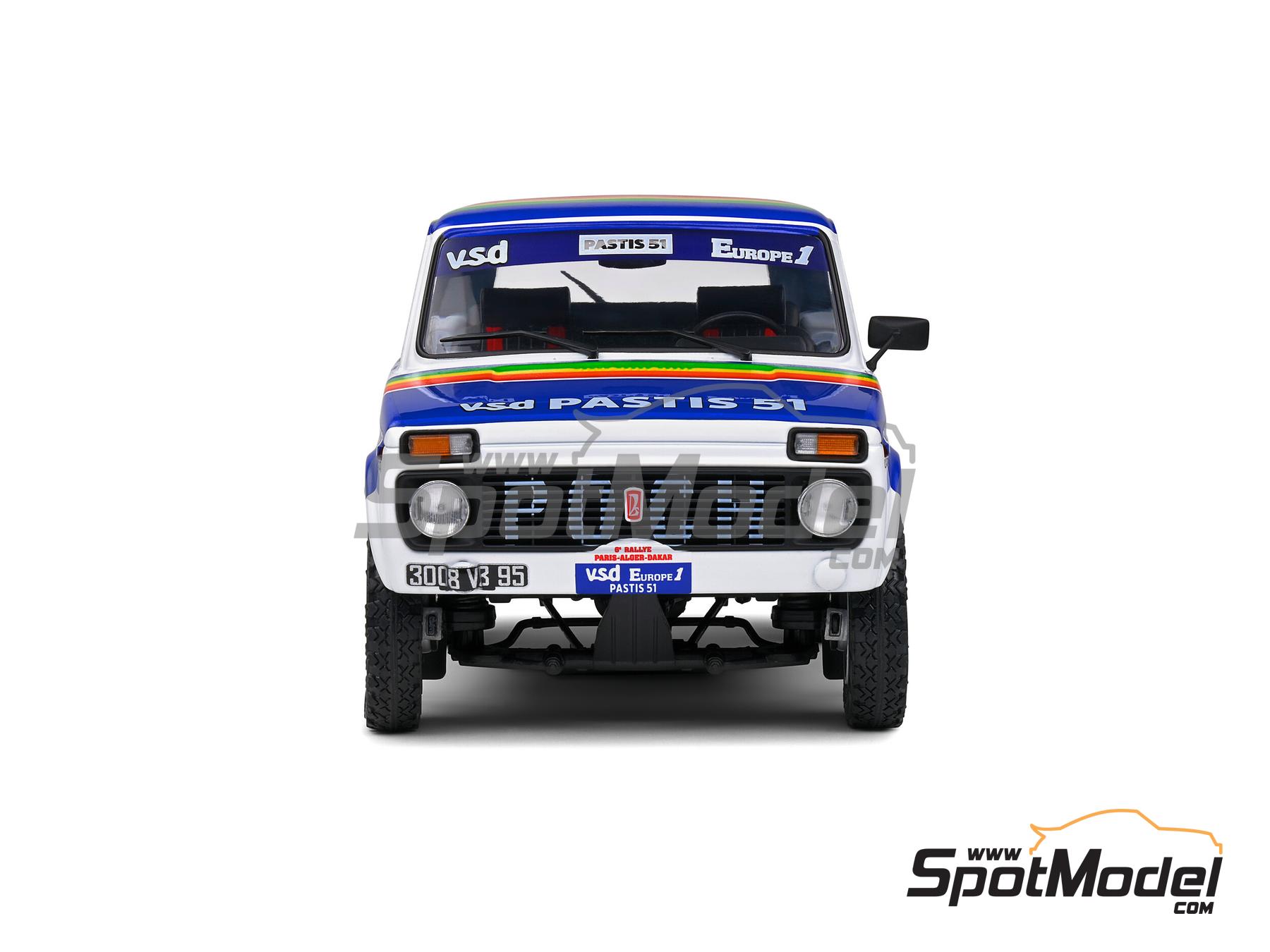 Solido S1807305: Diecast model car 1/18 scale - Lada Niva sponsored by ...
