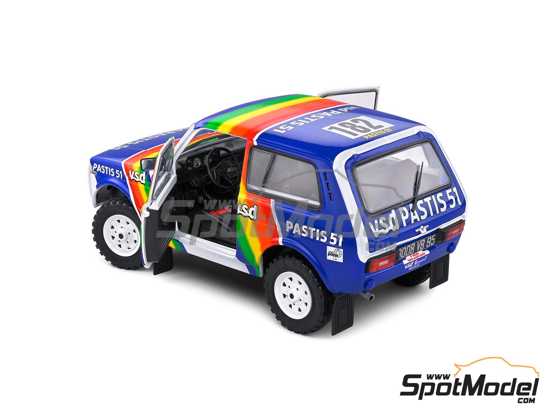 Solido S1807305: Diecast model car 1/18 scale - Lada Niva sponsored by ...