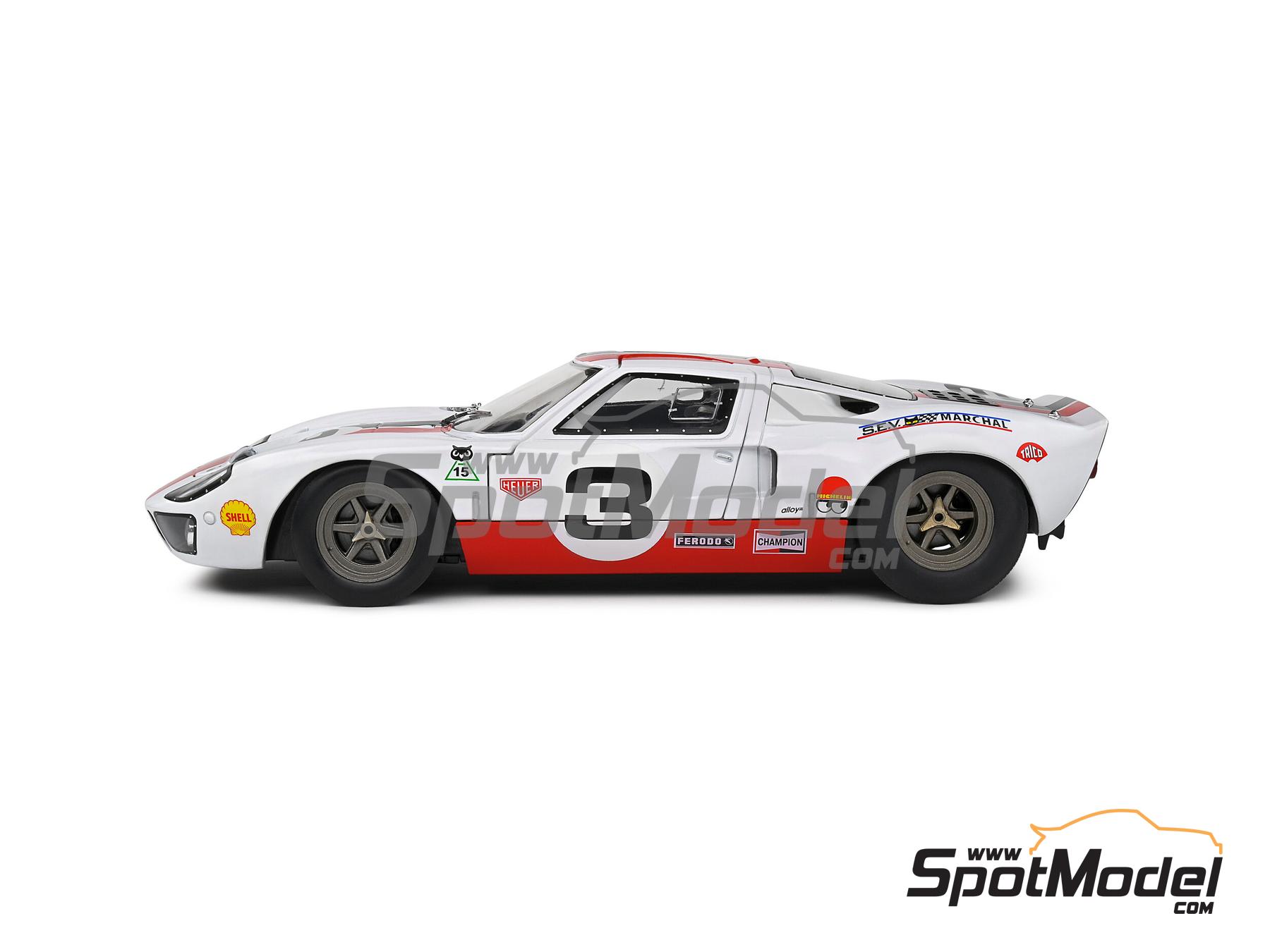 Image 2: Ford GT40 MK I -  2015 | Diecast model car in 1/18 scale manufactured by Solido (ref. DIE-60601, also 3663506023514 and S1803010)